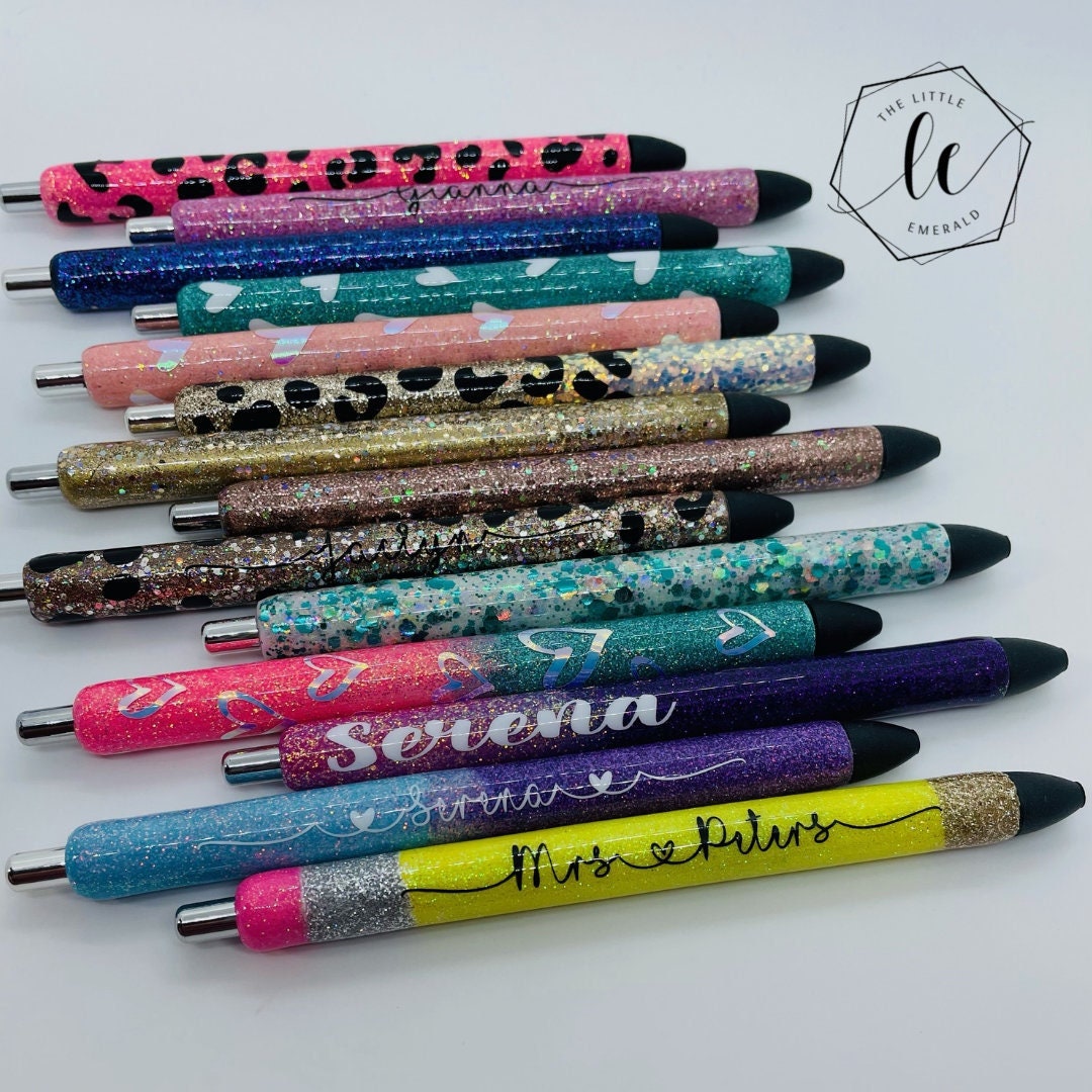 Custom Glitter Pens - Epoxy Pens