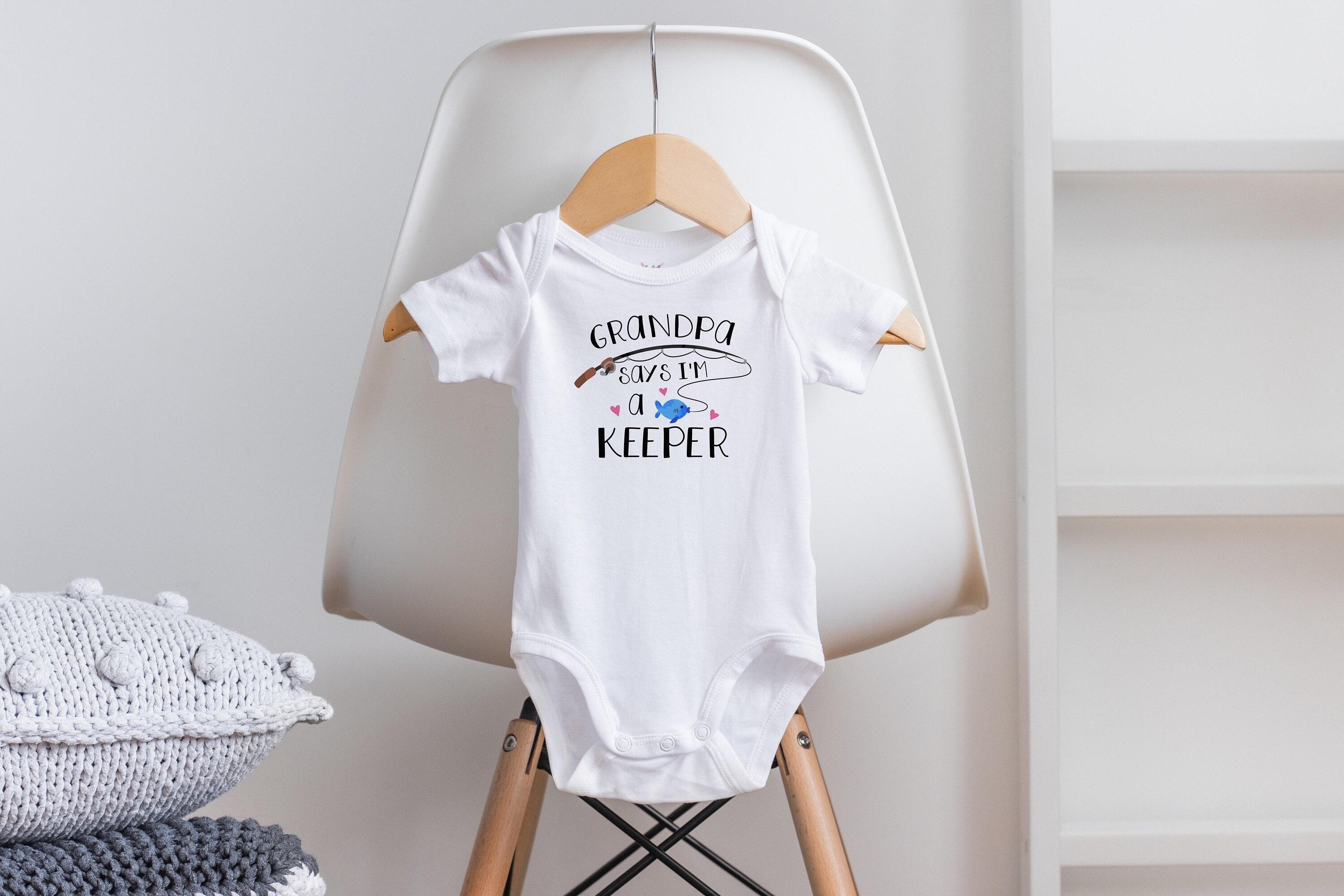 Fishing Onesie® Bodysuit or Infant Tee Pregnancy Reveal -   Cute baby  onesies, Baby shower gifts for boys, Baby boy onesies