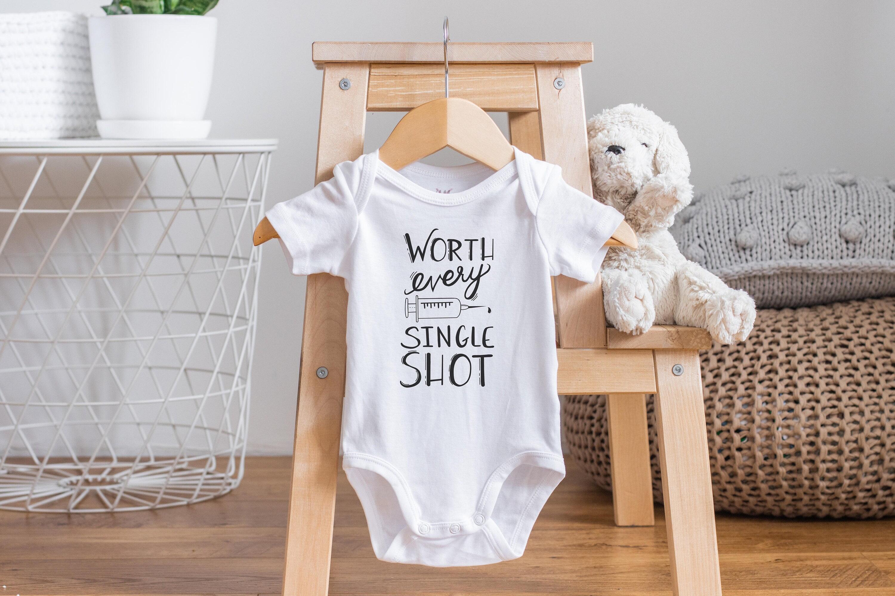 Personalised Baby Grow Vest IVF miracle Shower Gifts Girl Boy Any