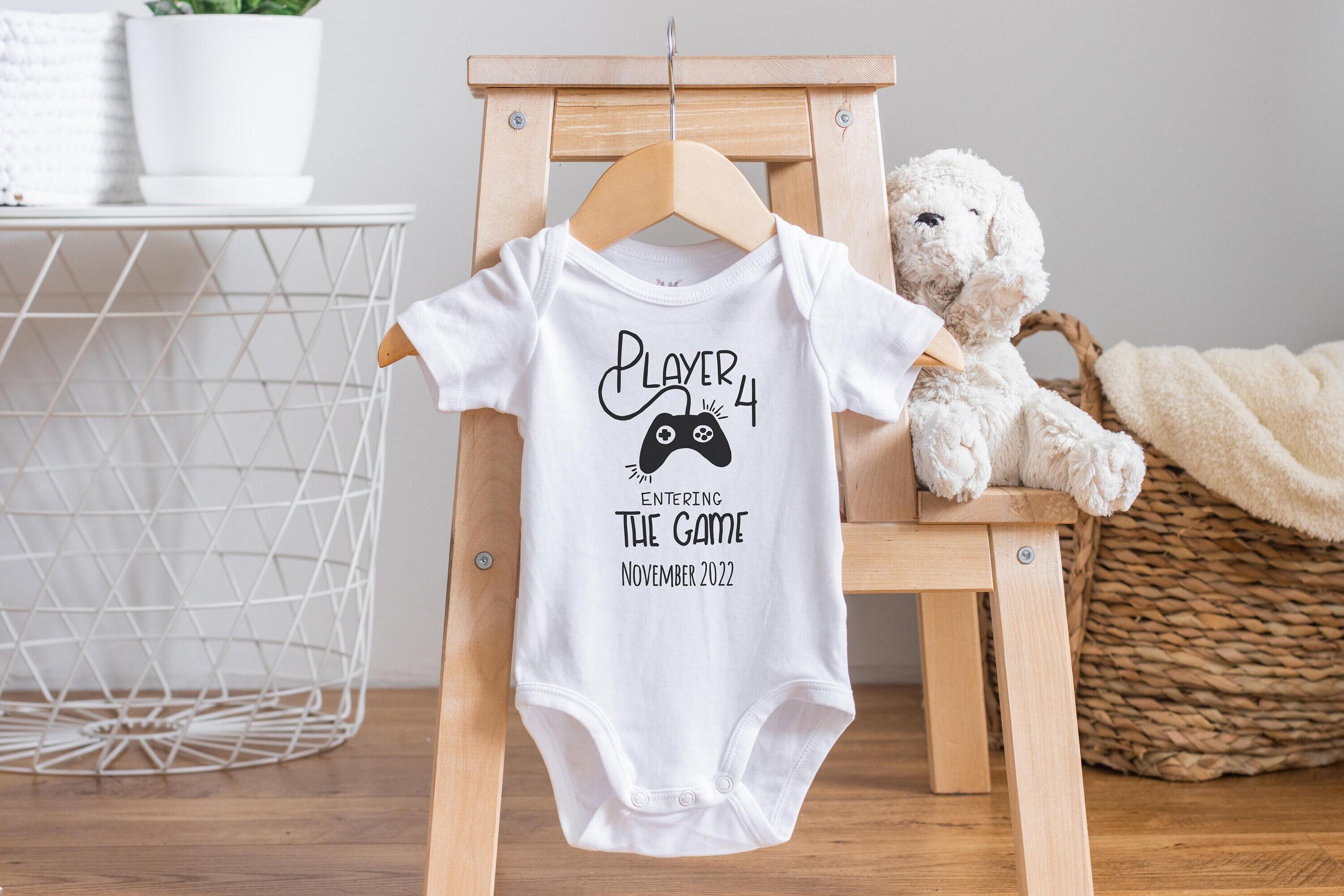 Clothing & Accessories :: Kids & Baby :: Baby Clothing :: Gamer Pregnancy  Announcement, Player 4 Has Entered the Game, Pregnancy Reveal Onesie, Baby  Announcement, Gamer Onesie, Coming Soon Onesie