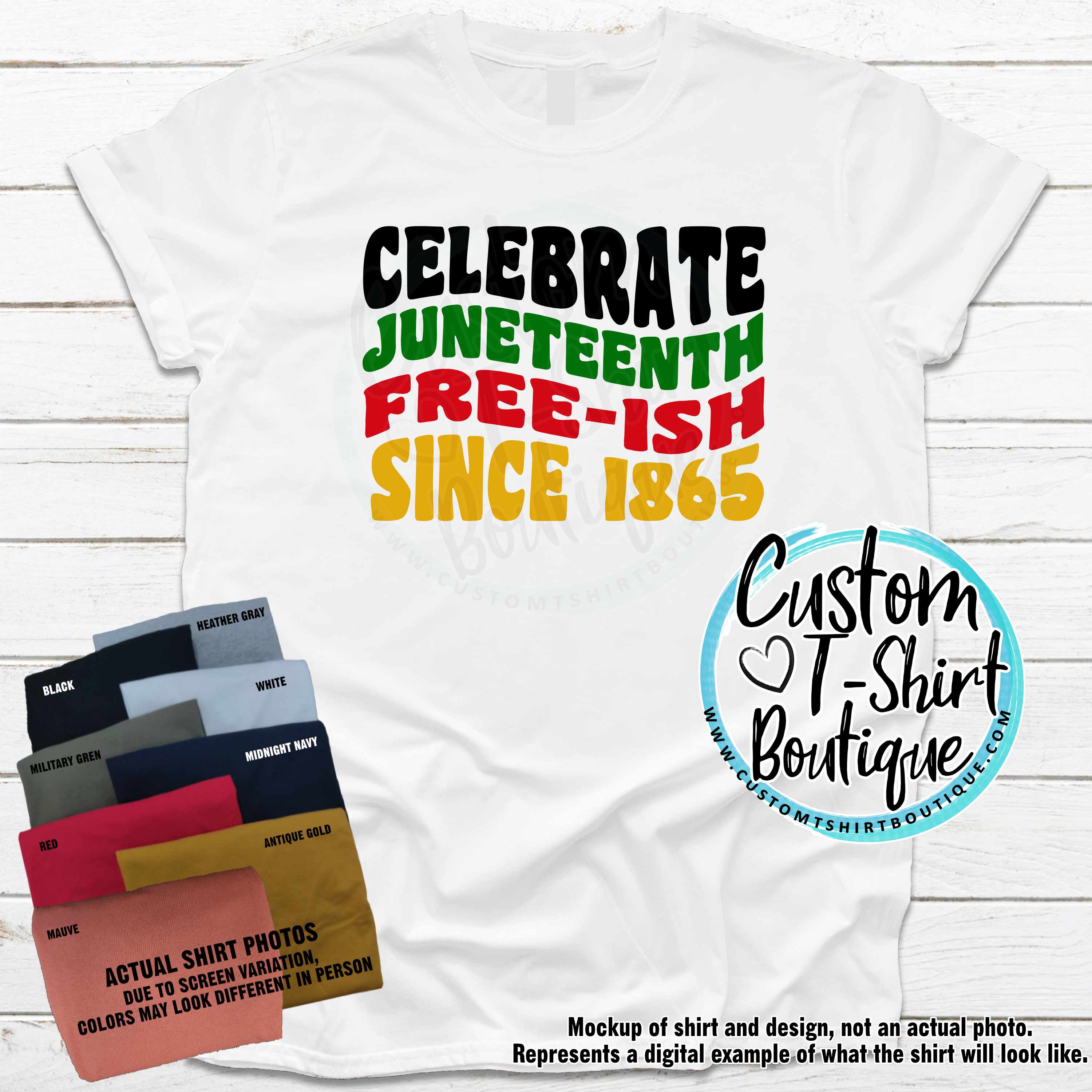 Father's Day Gift Juneteenth Since 1865 Black Father Personalized