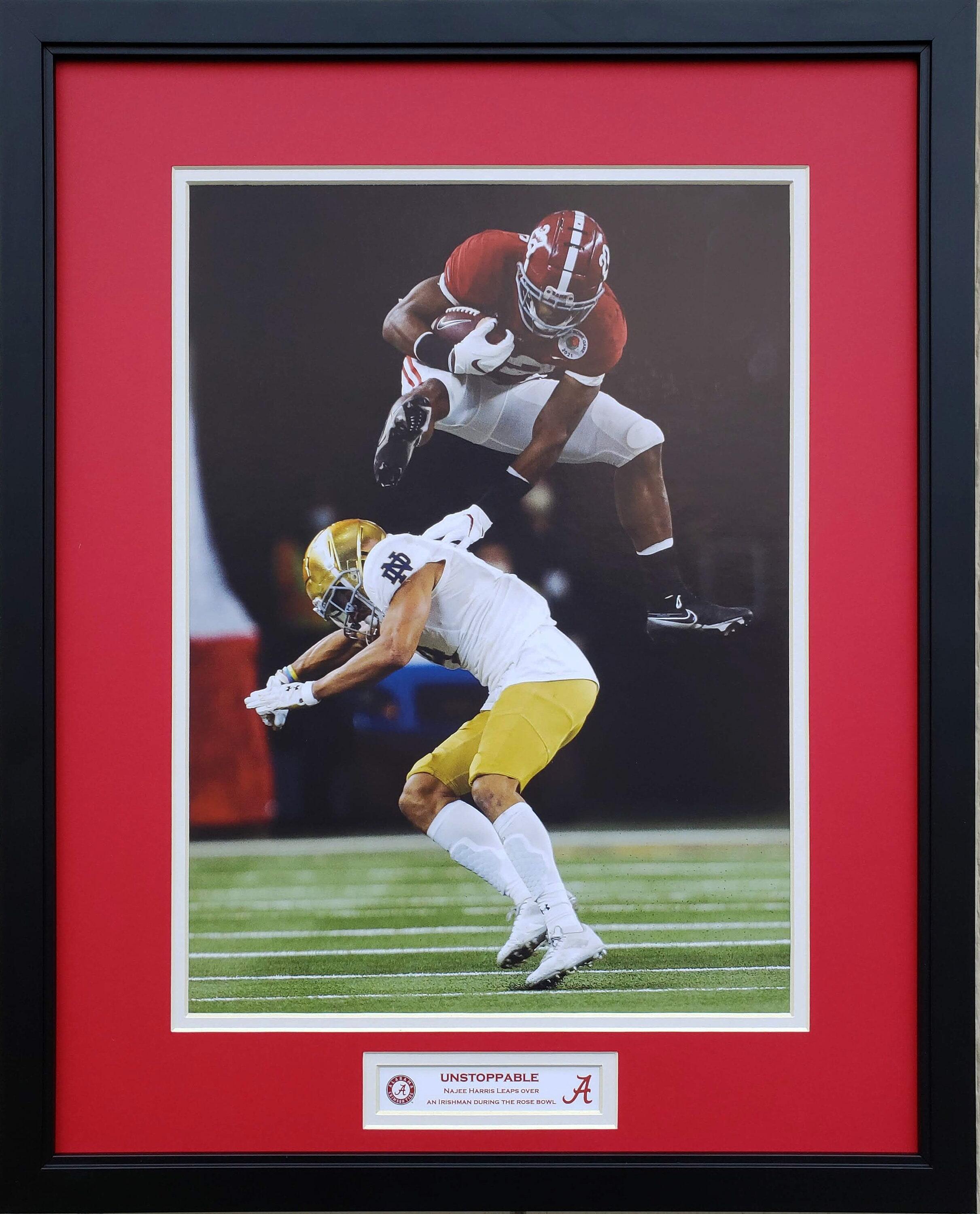 Georgia Bulldogs 2021 CFP National Champions Kelee Ringo Pick-6  Interception Custom Framed Picture