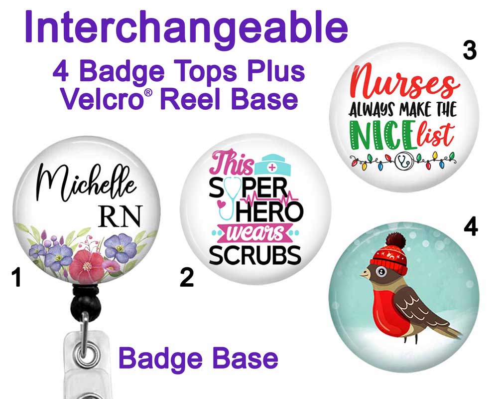 Healthcare Hero Badge Reel  Badge reels diy, Custom keychain, Custom badges