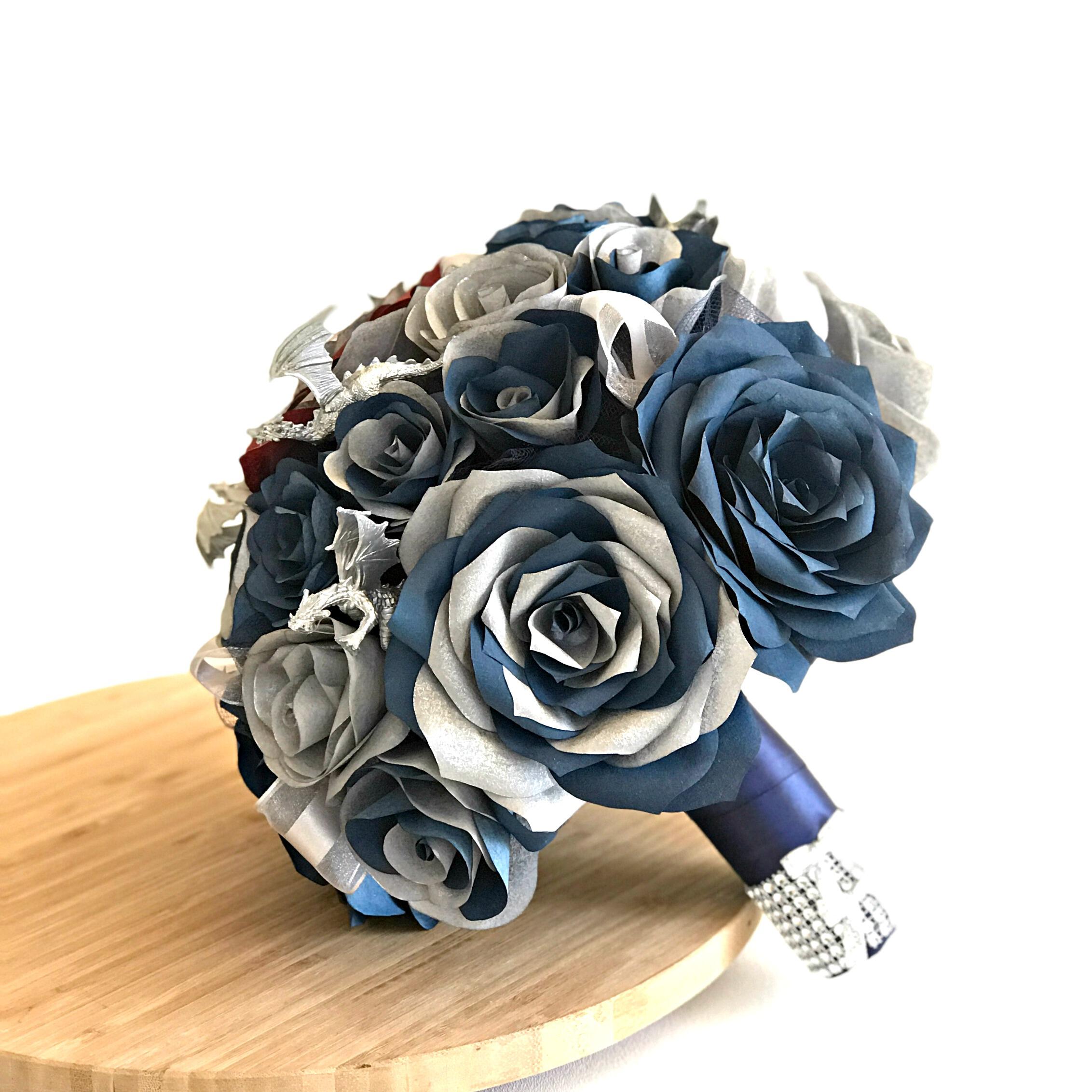 Customizable colors Paper Flower Boutonniere