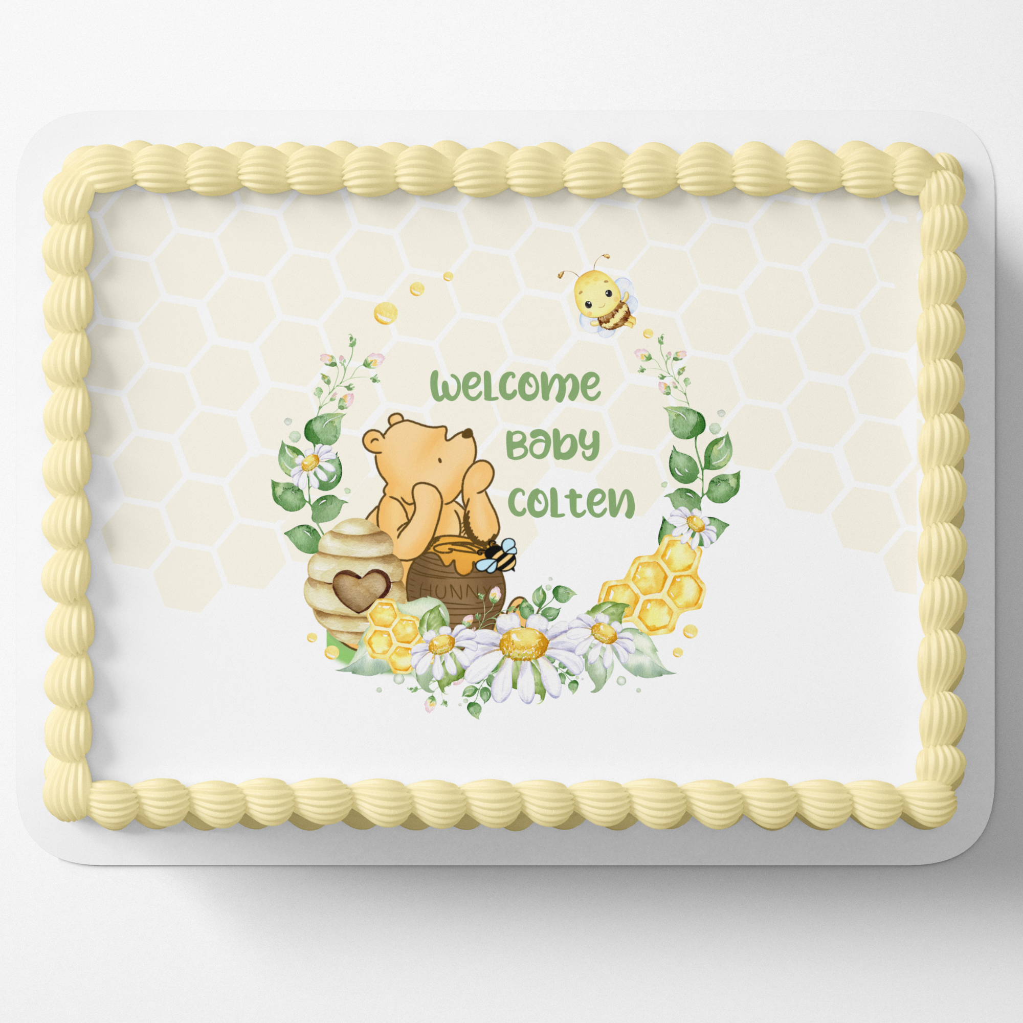 Winnie Pooh - Edible Cake Topper OR Cupcake Topper – Edible Prints