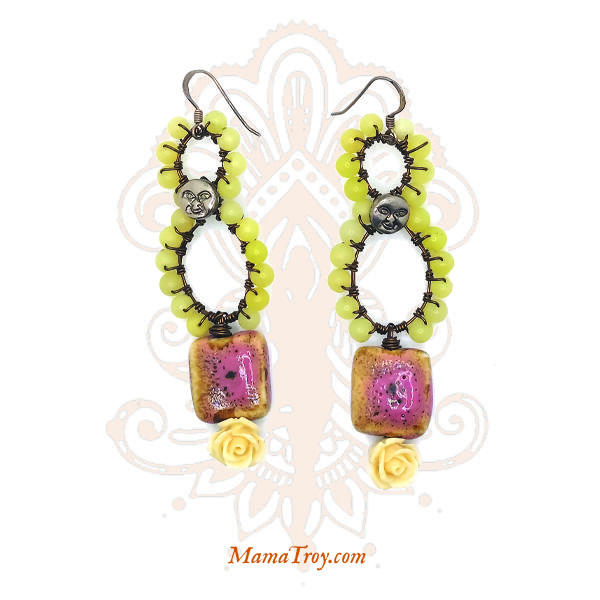 Old school figure 8 earrings hotsell