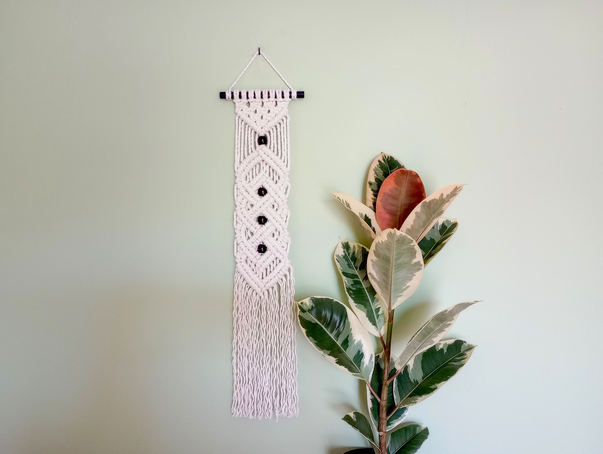 THE TOP KNOTT Large Macrame Wall Hanging, Boho Macrame Wall Decor