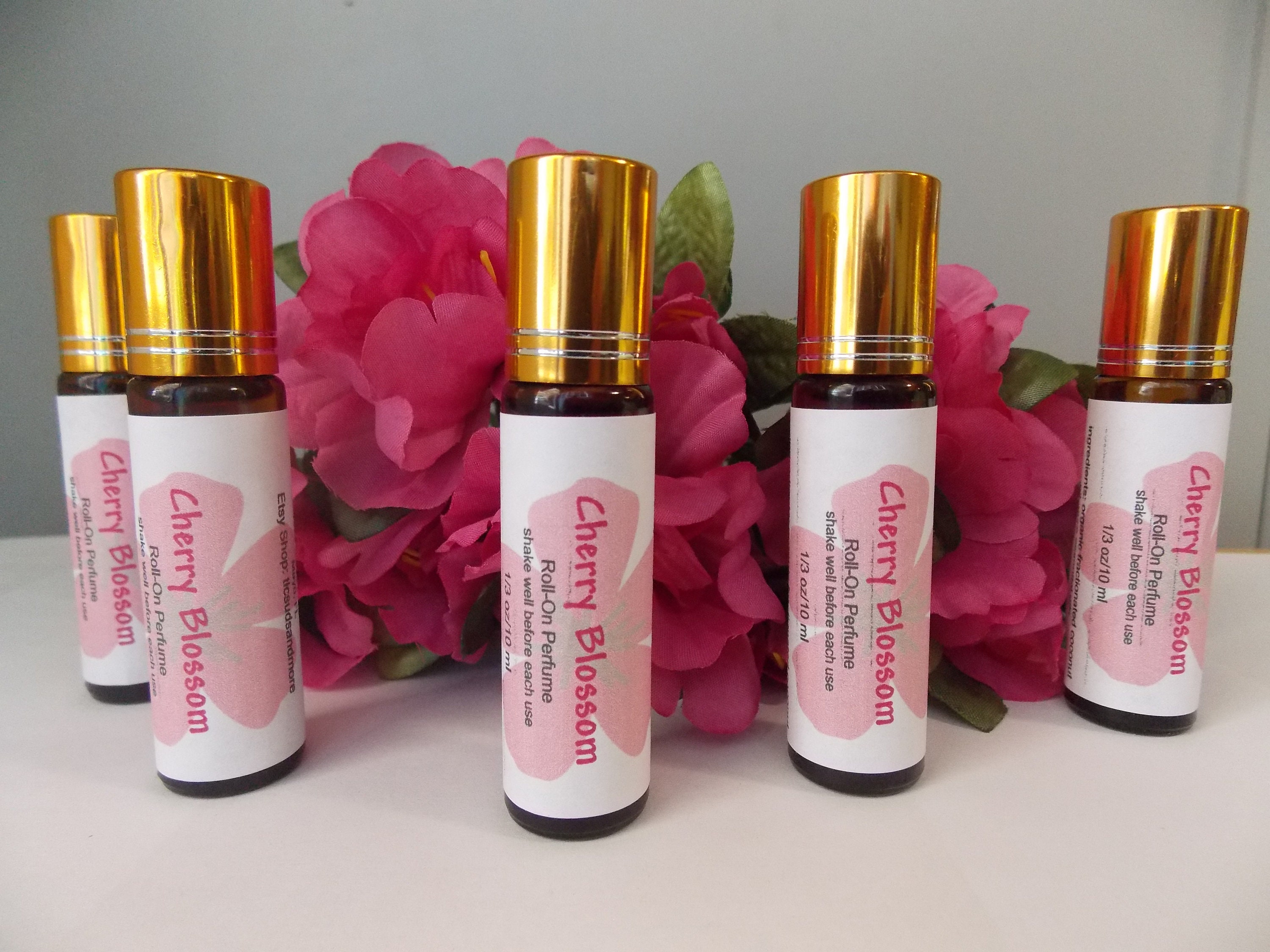 Products Cherry Blossom Handmade Perfume Oil, All Natural Roll On