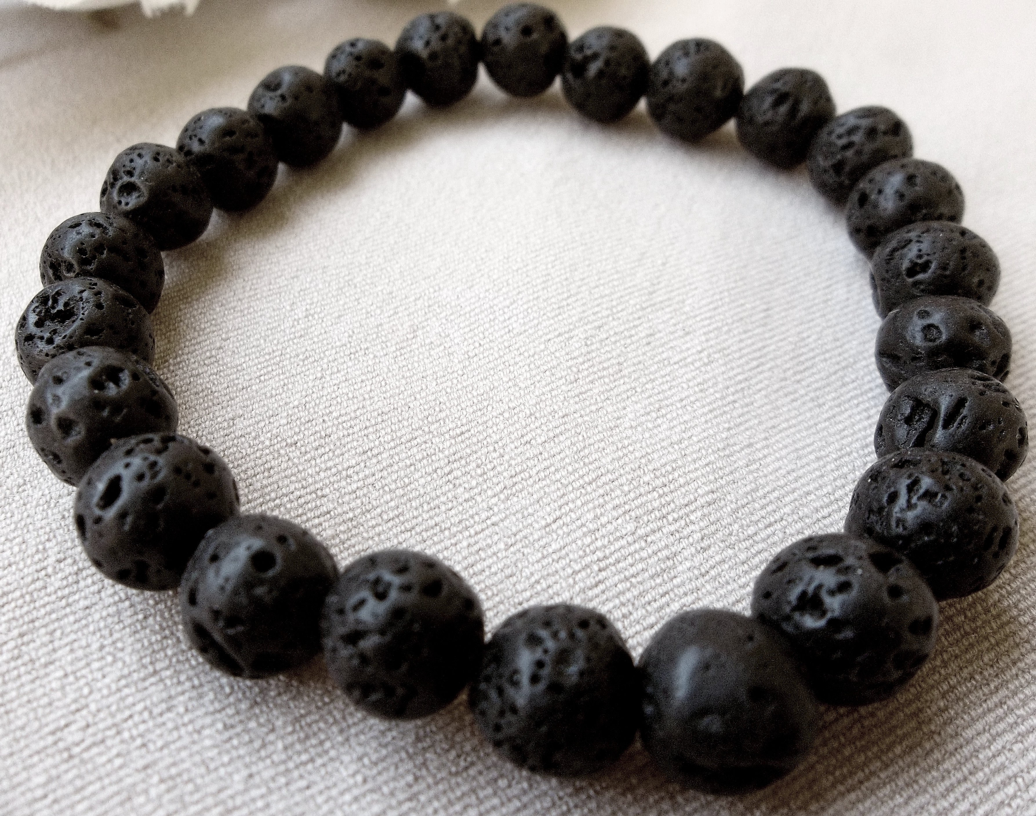 Bracelet Accessories, Volcanic Lava Beads