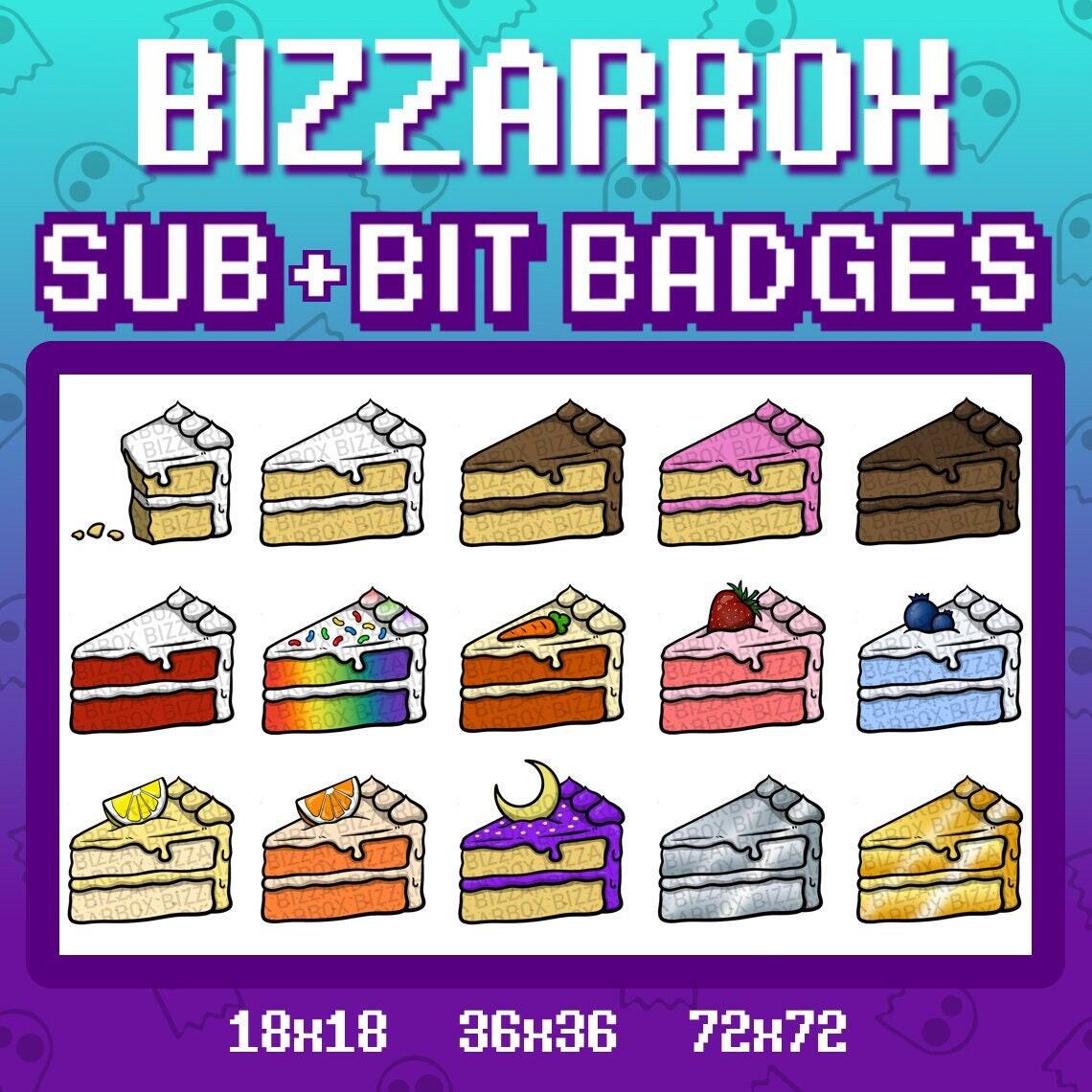 Twitch Sub Badges / Cheer Bit Badges Minecraft (Download Now) 