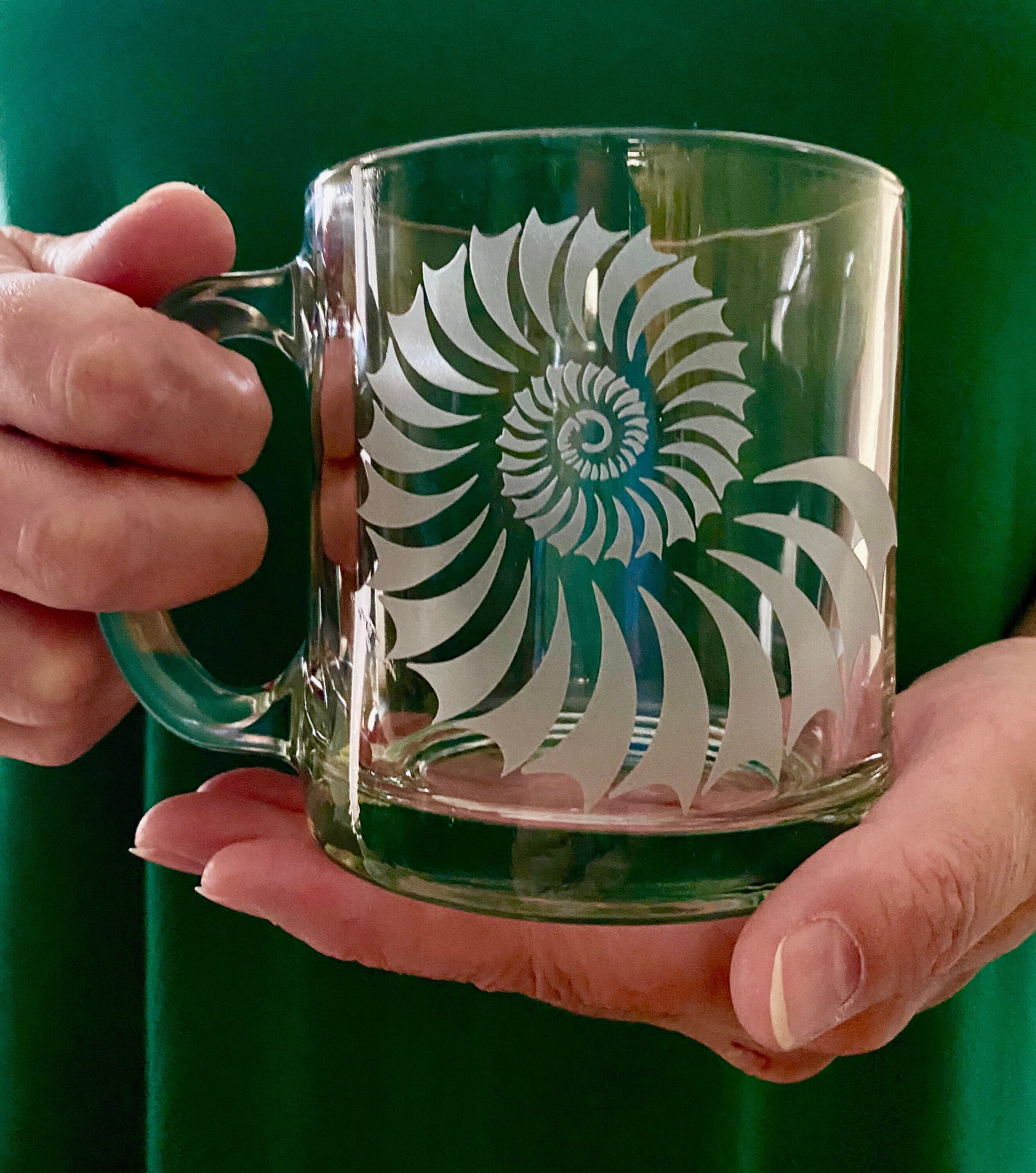 13 oz. Clear Glass Coffee Mug