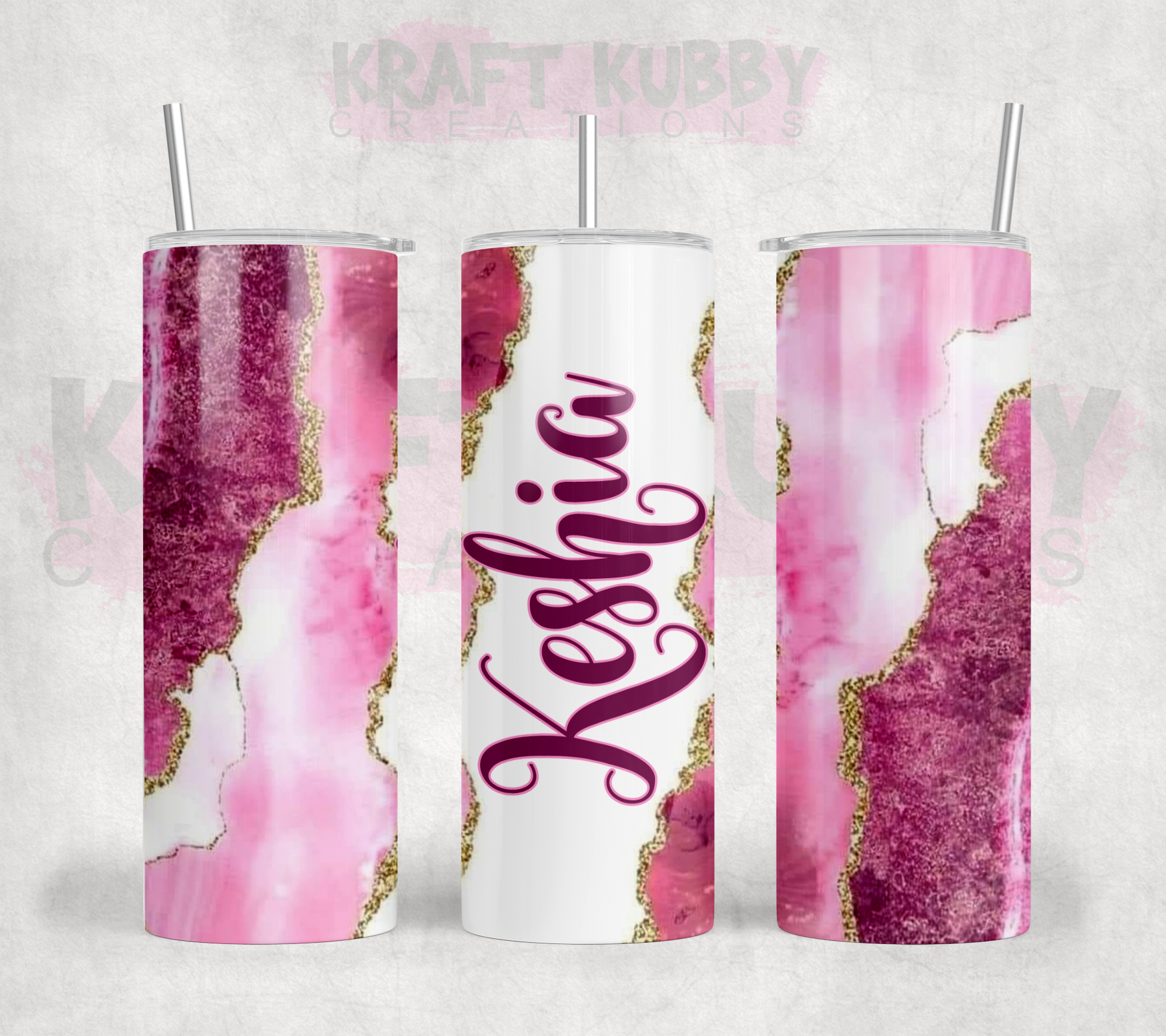 Kids Skinny Tumbler Sublimation 20 Oz Graphic by