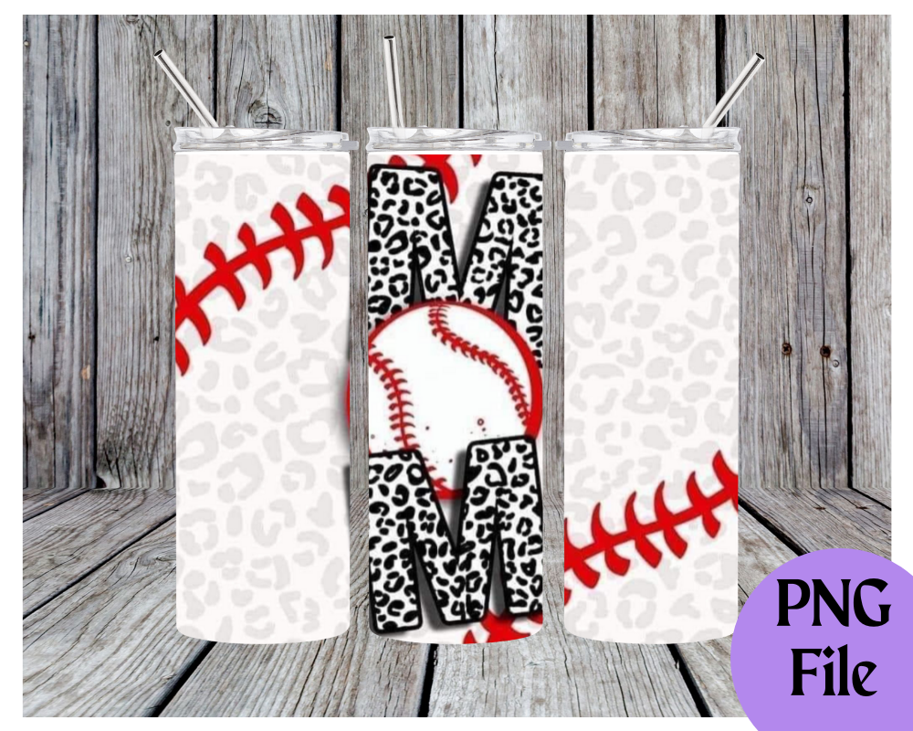 Handmade Supplies Digital Files & Templates Cheetah Baseball Mama