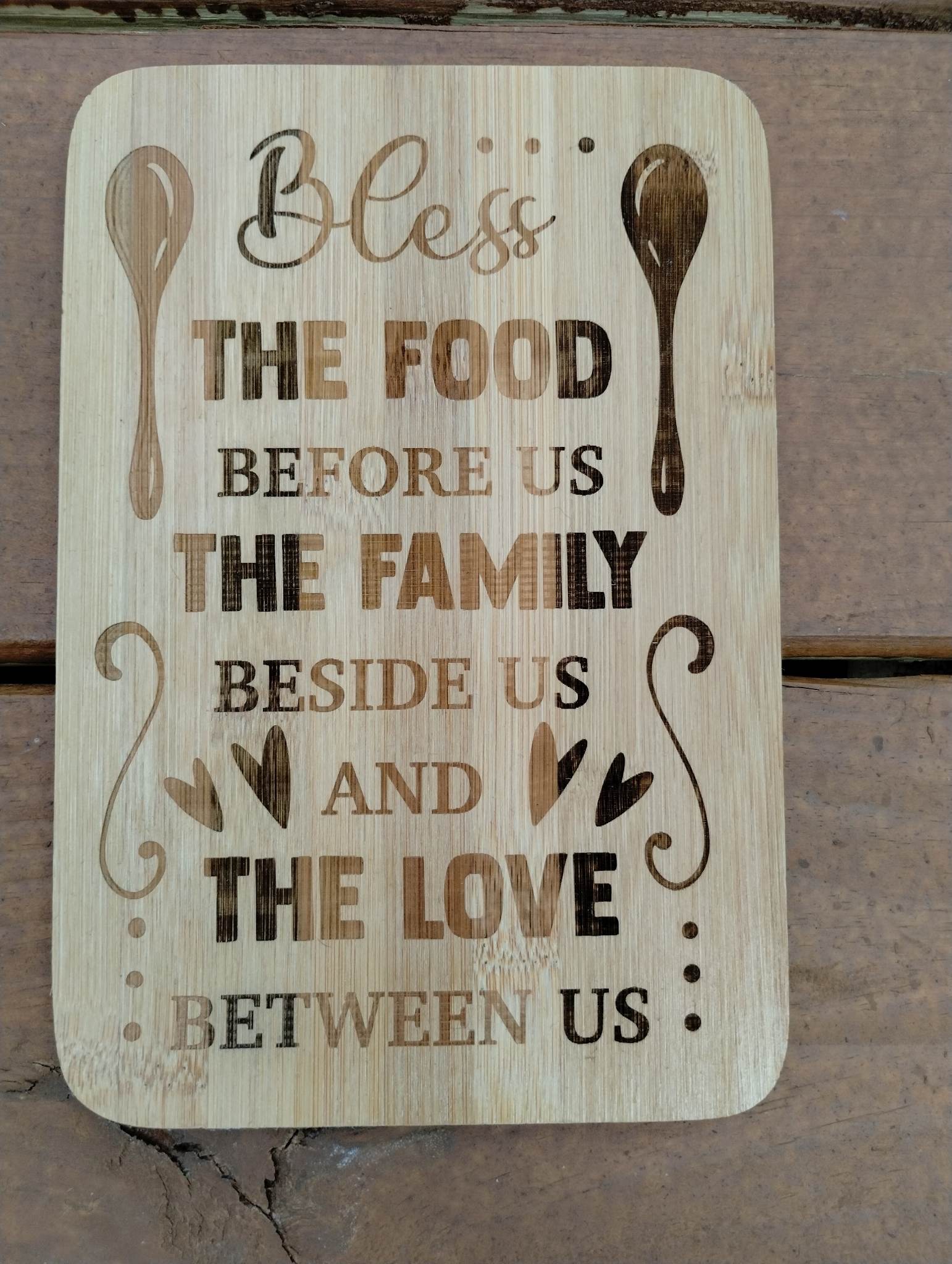 Recipe for a Special Mom Personalized Bamboo Cutting Board - 10x14