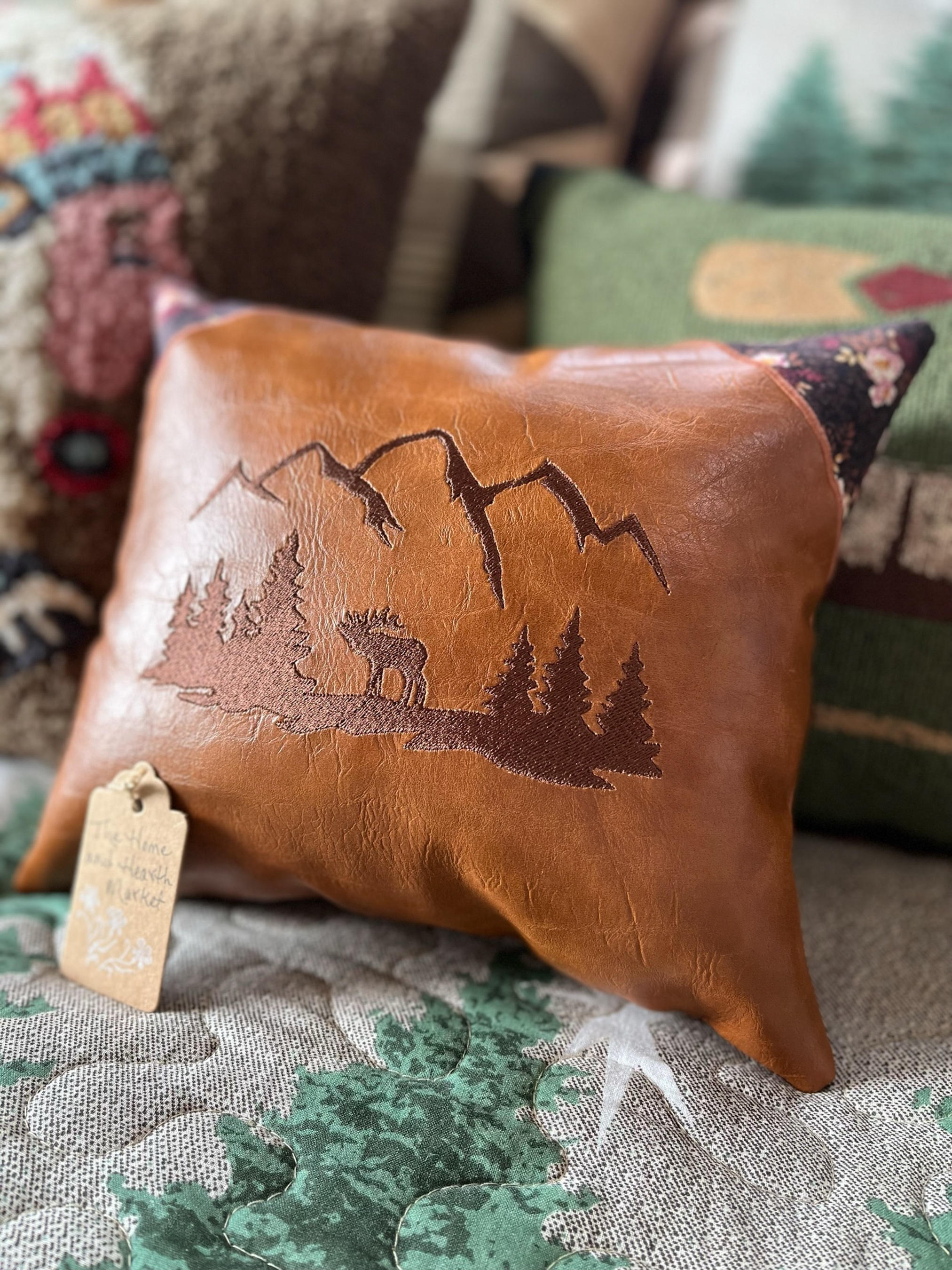 Rustic Lodge Accent Pillow