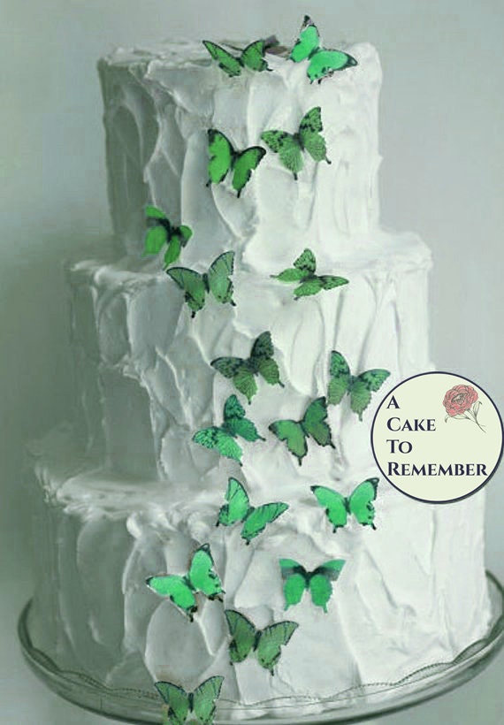 Woodland wafer paper cake decorating kit for moth cakes