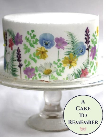 Edible Flower Cake Kits : Bake Believe