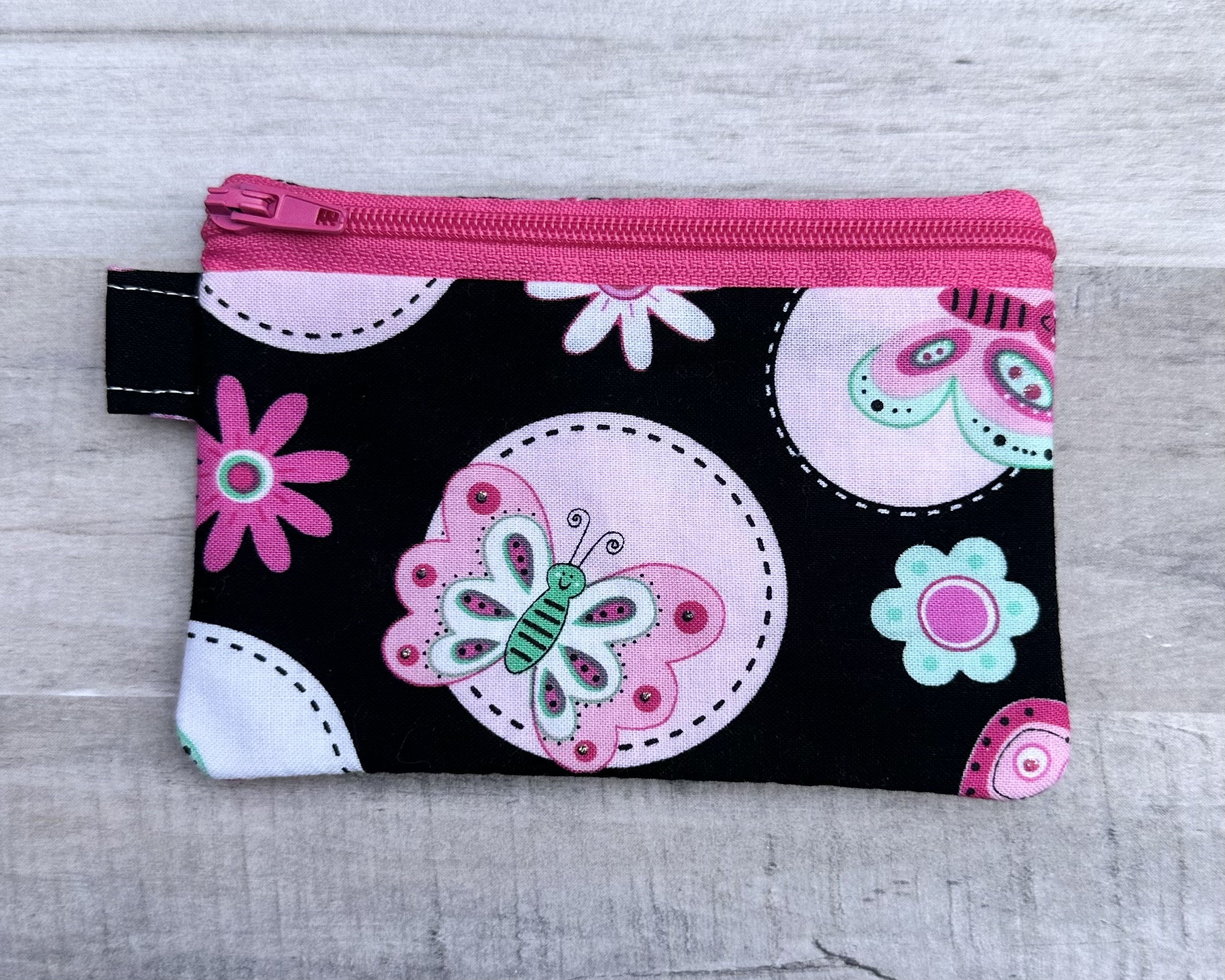 Fabric sales change purse