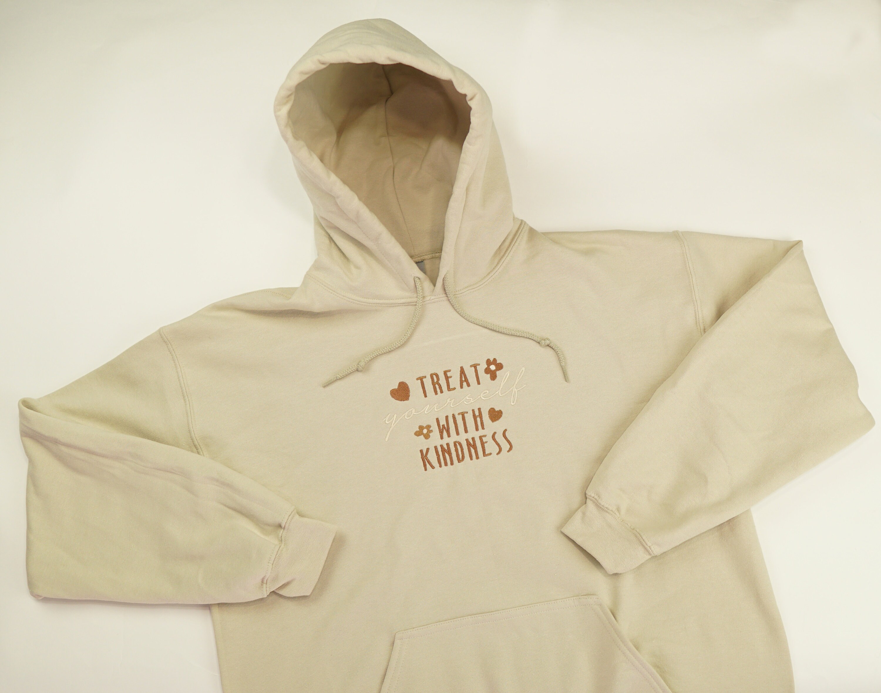 Treat people with kindness hoodie online embroidered