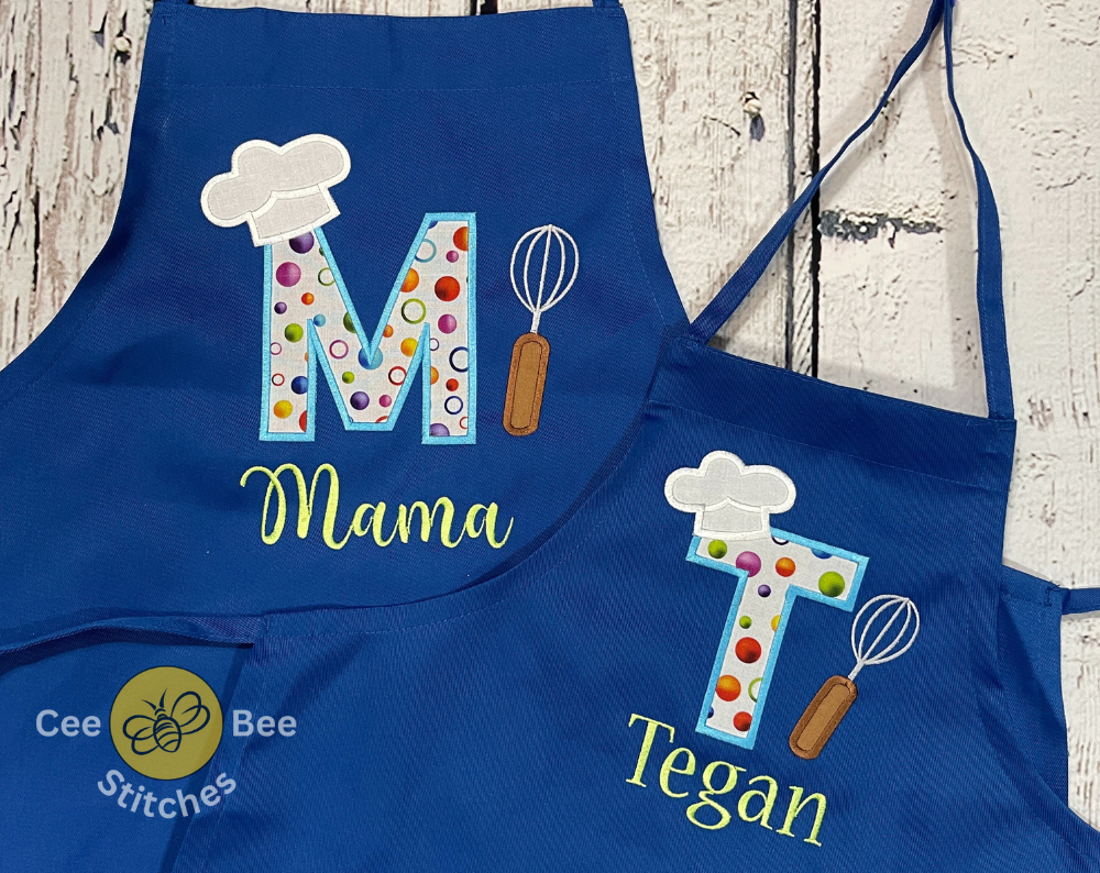 Mommy and Me Aprons, Matching Apron Set,custom Apron Set for Mom