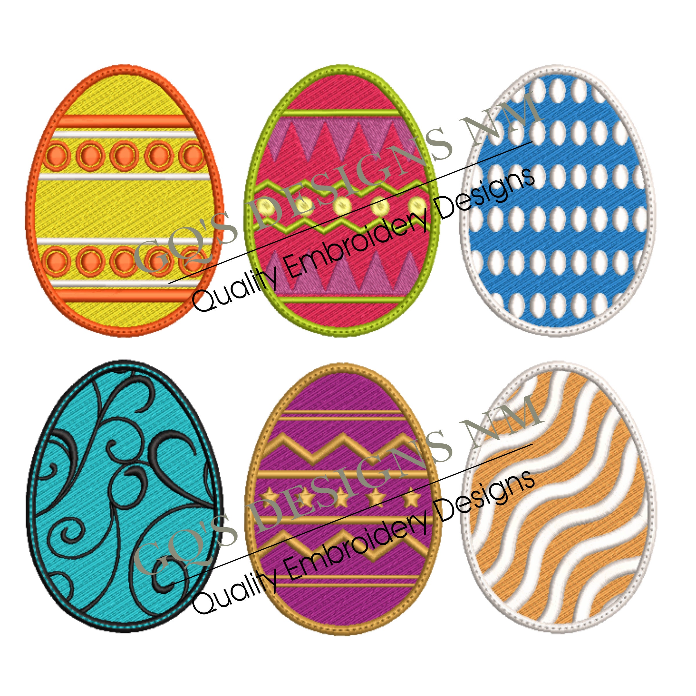 Easter Egg Pattern Compression Leggings