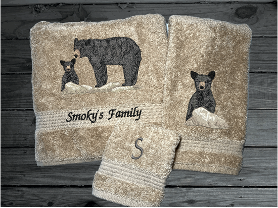 Bear Towel Sets