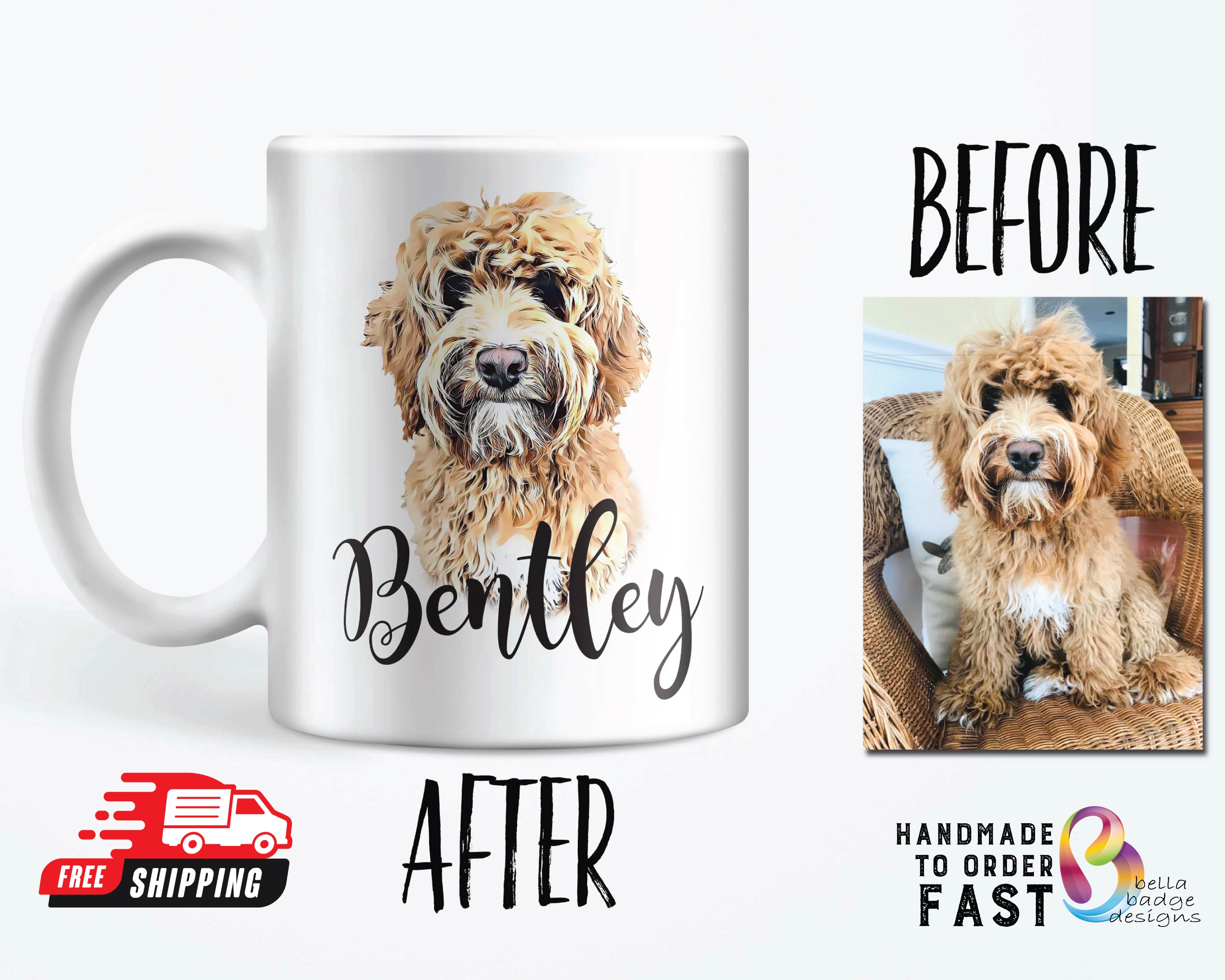 Custom Dog Mug 