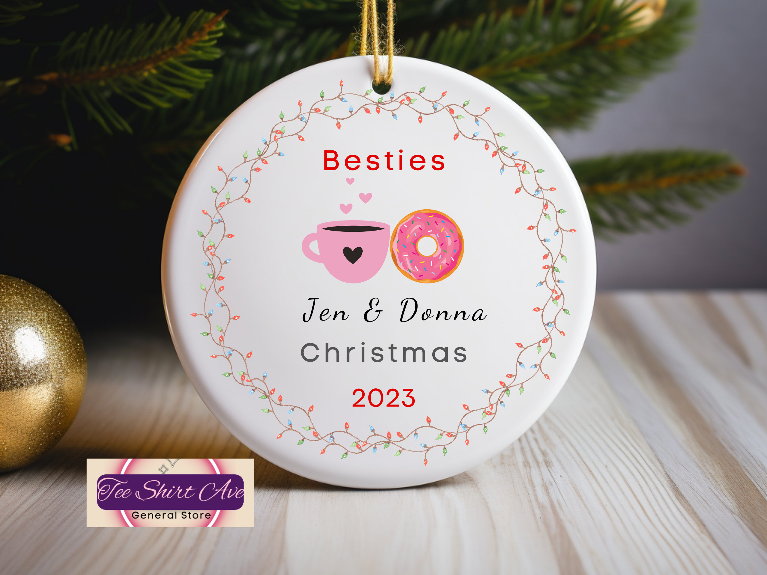  Neighbor Gifts Christmas Ornaments - Funny Friend BFF, Bestie  Neighbor, Ornament Gift - Christmas, Birthday Gifts for Neighborhood,  Friends, Women - Christmas Tree Decoration Ceramic Ornament : Home & Kitchen