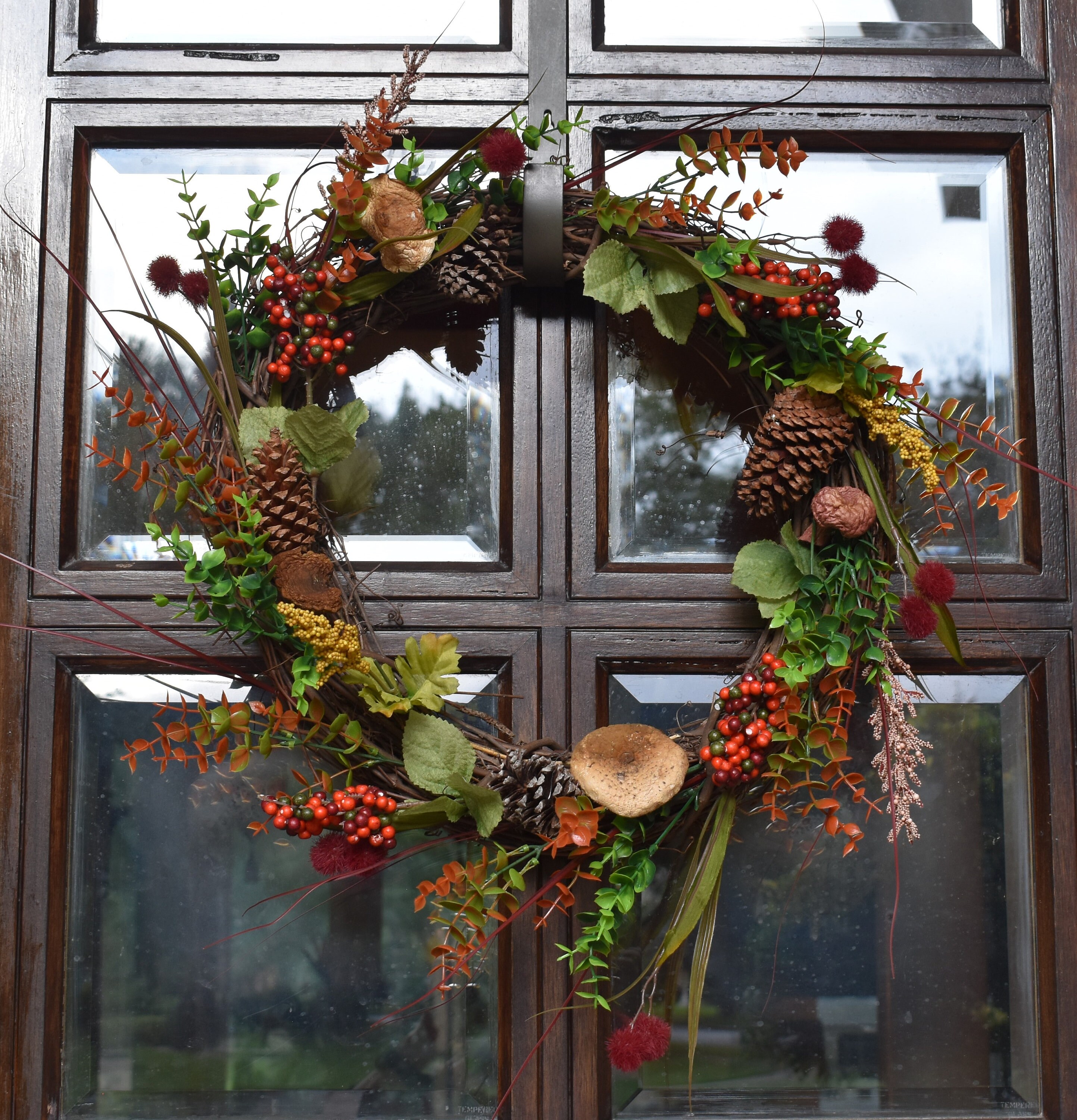 Fall Grapevine Wreath for Front Door Autumn Grapevine -   Fall  grapevine wreaths, Fall grapevine, Wreaths for front door