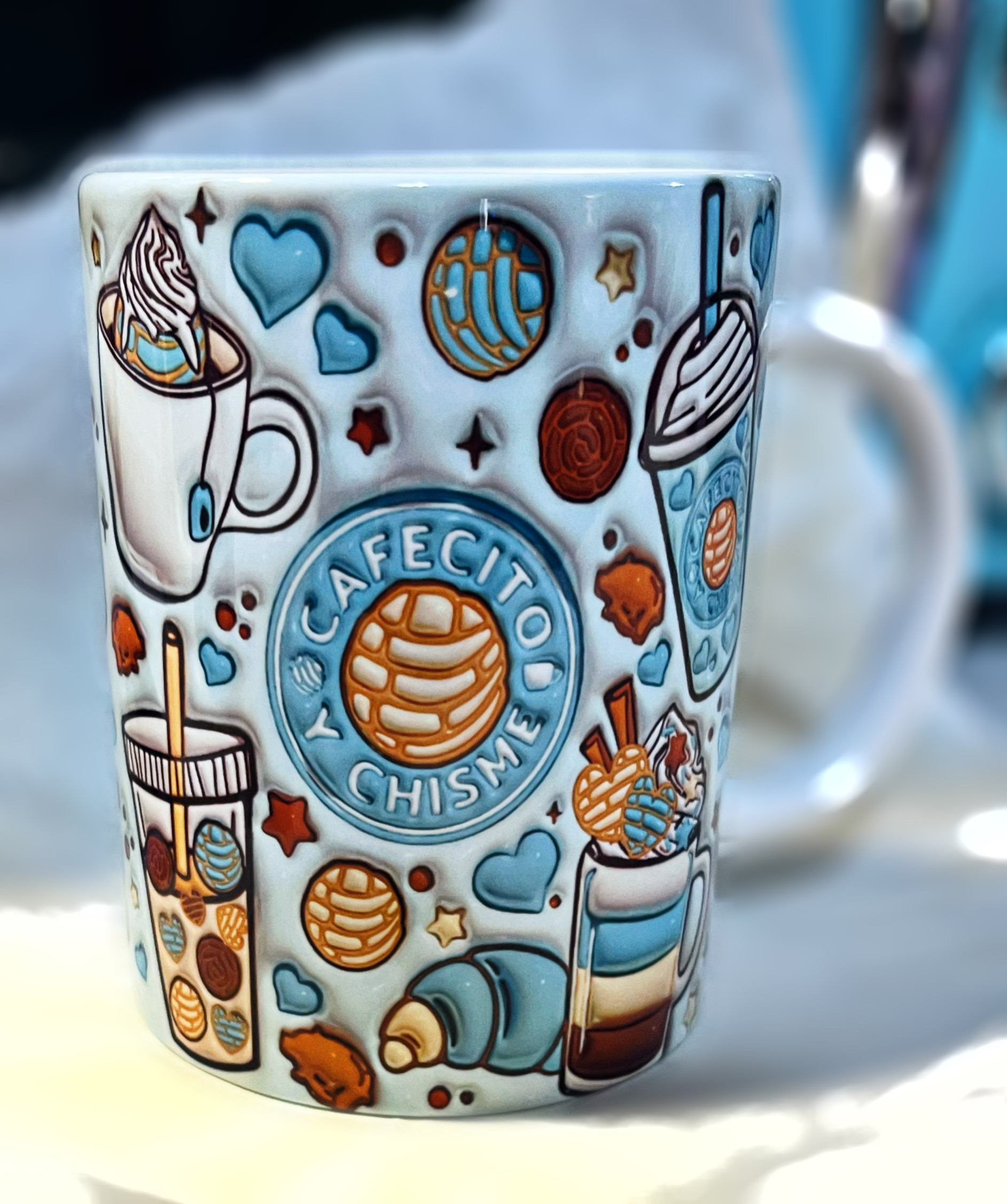 Cafecito 15 oz. Ceramic Coffee Mug