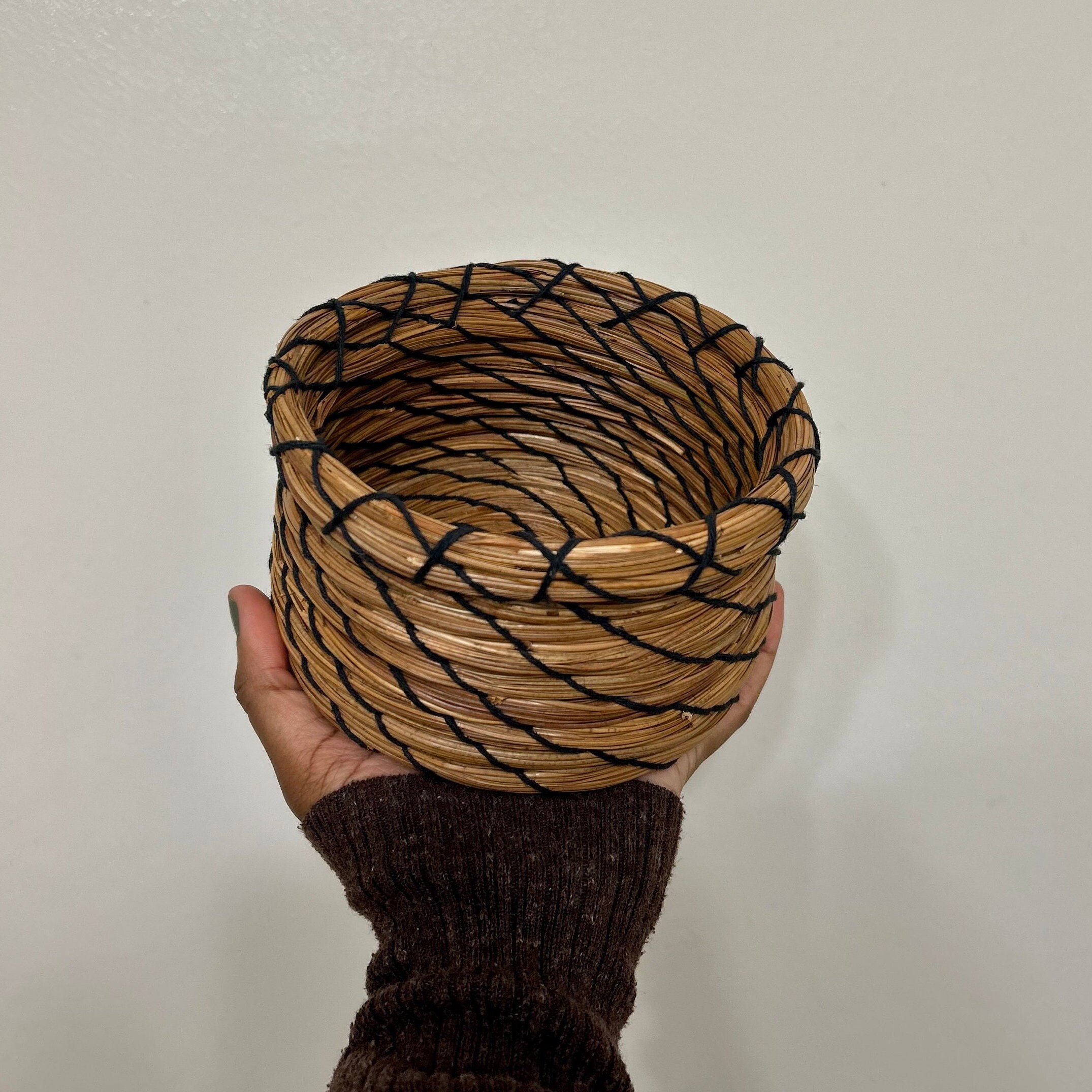 Small Pine Needle Basket