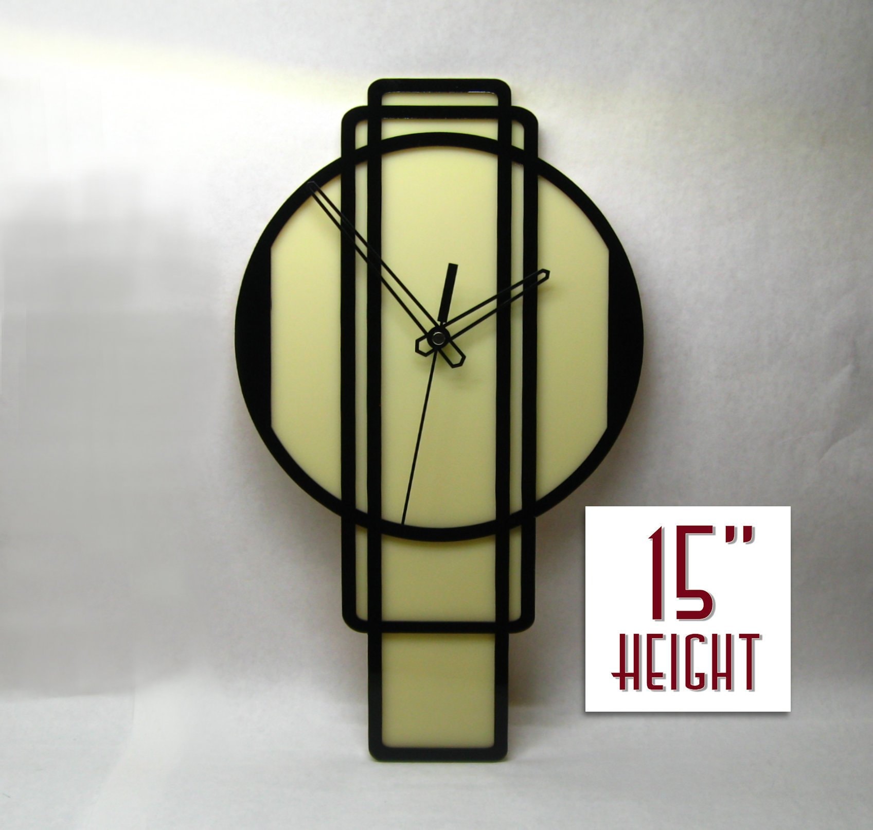 Home & Living Home Decor Clocks Handmade Art Deco style wall clock