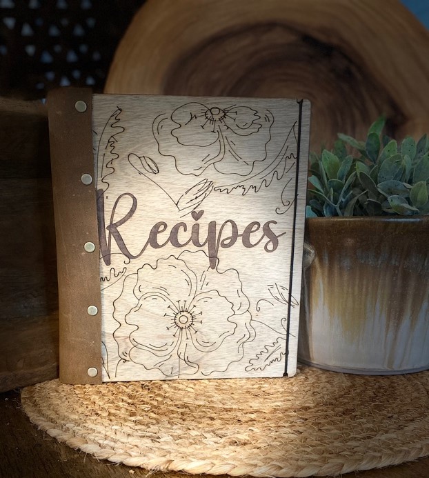 Personalized recipe book, Gift for her, Gifts for him, Christmas gift