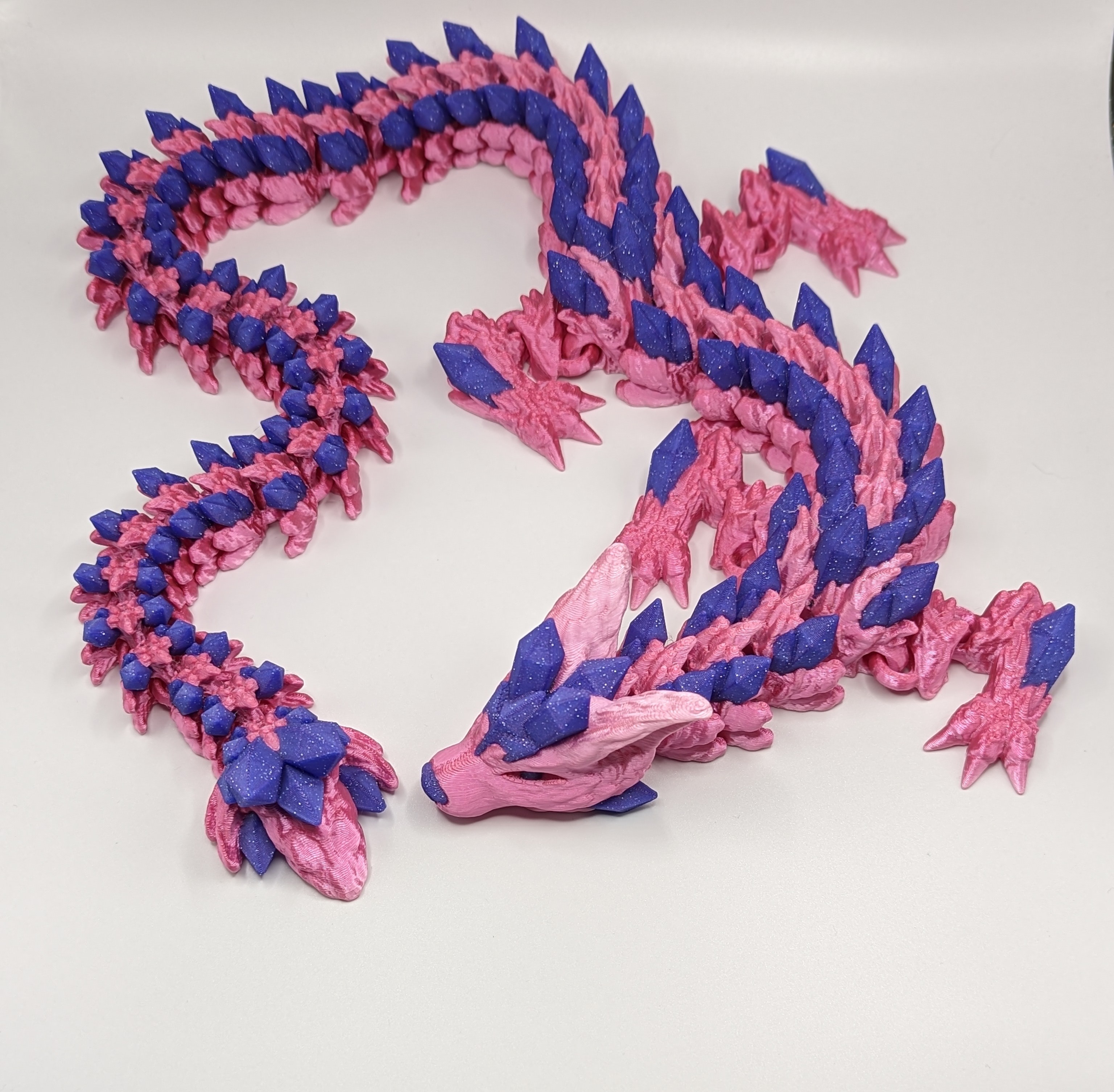 Articulated 3D Printed Giant Wolf Fidget Toy 