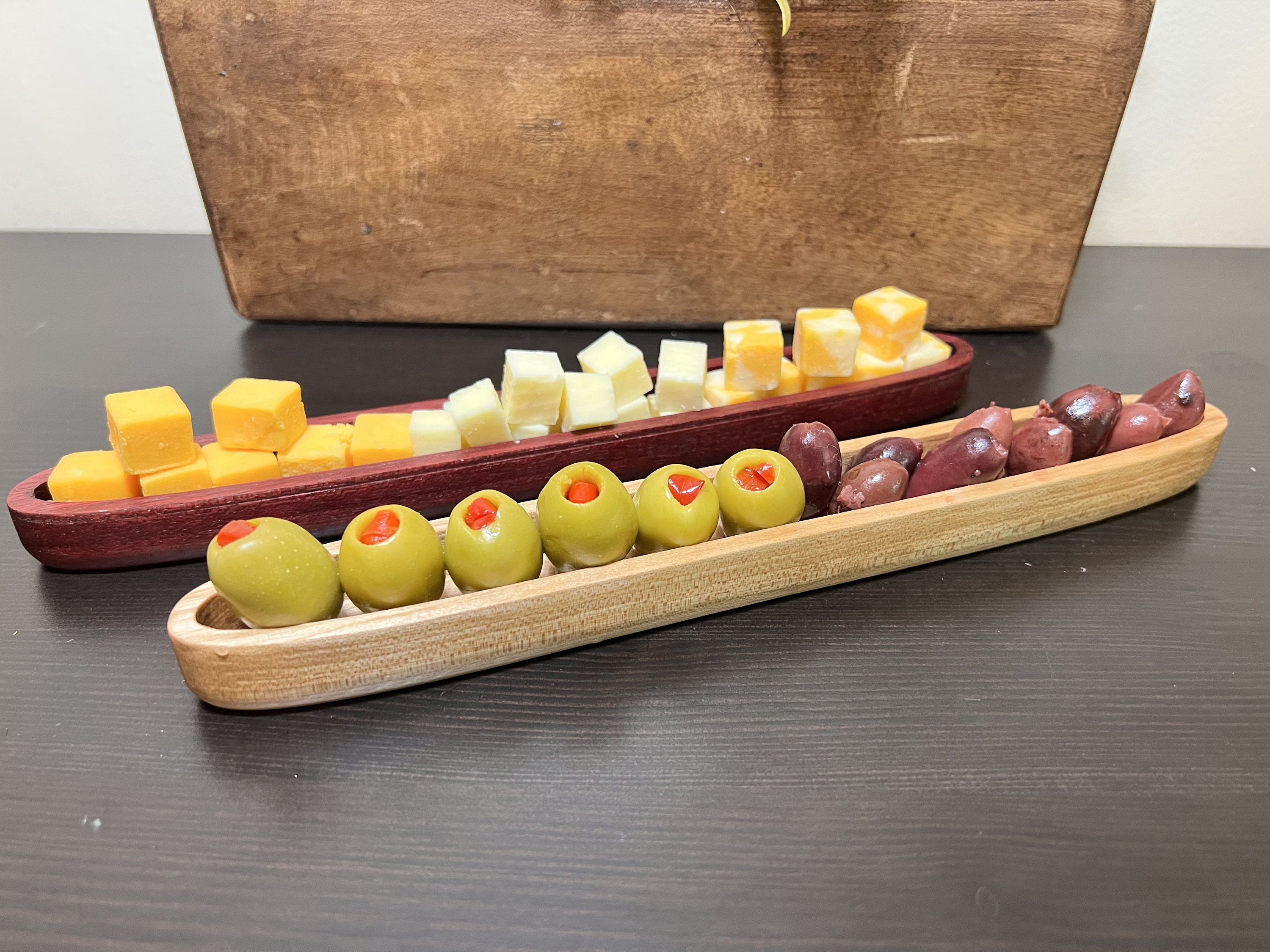 Home & Living Kitchen & Dining Trays & Platters Trays Handmade Olive Boat Olive Tray
