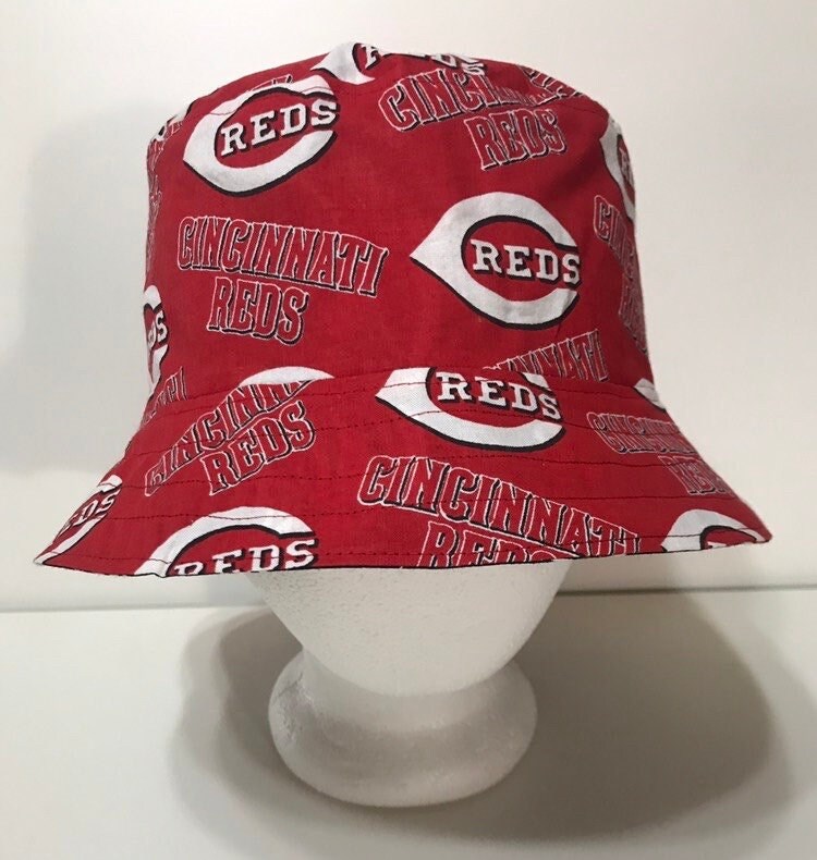 Cincinnati Reds / Dayton Dragons Bucket Hat, Reversible, Unisex Sizes S-XXL,  Cotton, summer fishing hat, ponytail hat, sun hat, floppy hat