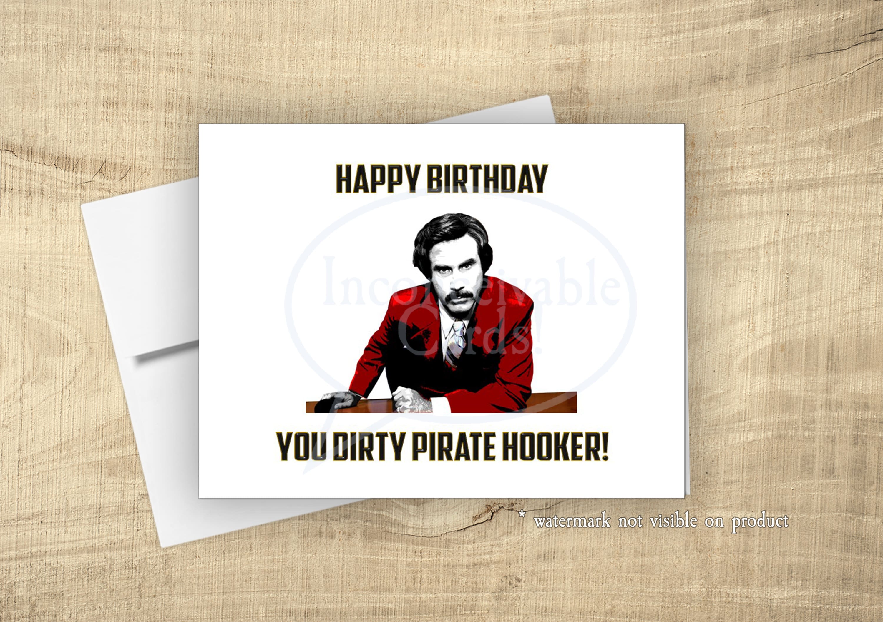 Happy birthday pirate hooker