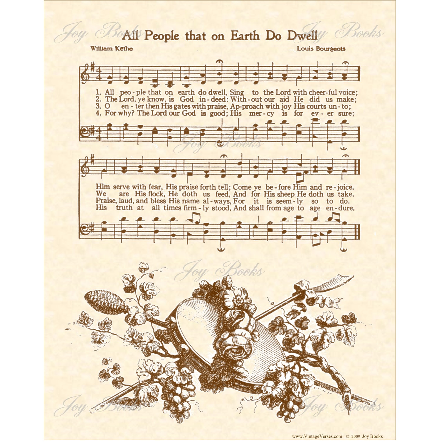 all-people-that-on-earth-do-dwell-hymn-sheet-music-art-download for Free Printable Christian Sheet Music All People that on Earth Do Dwell Hymn Sheet Music Art Download for Free Printable Christian Sheet Music