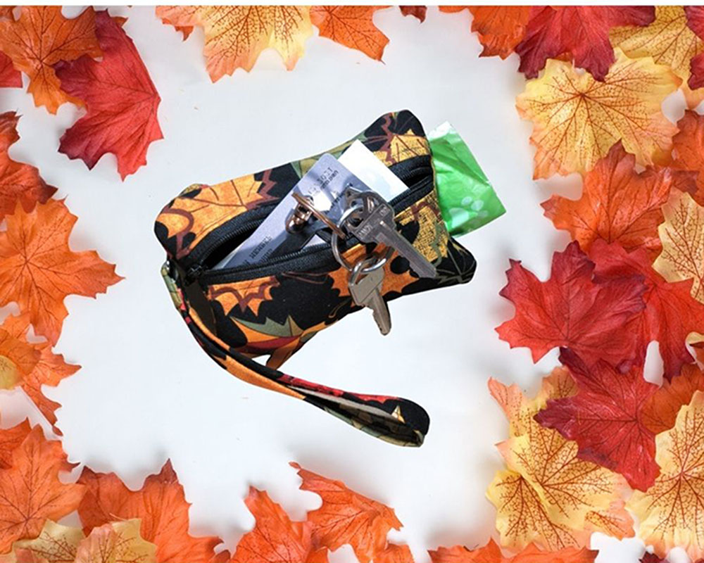 Autumn Leaves Poop Bag Holder