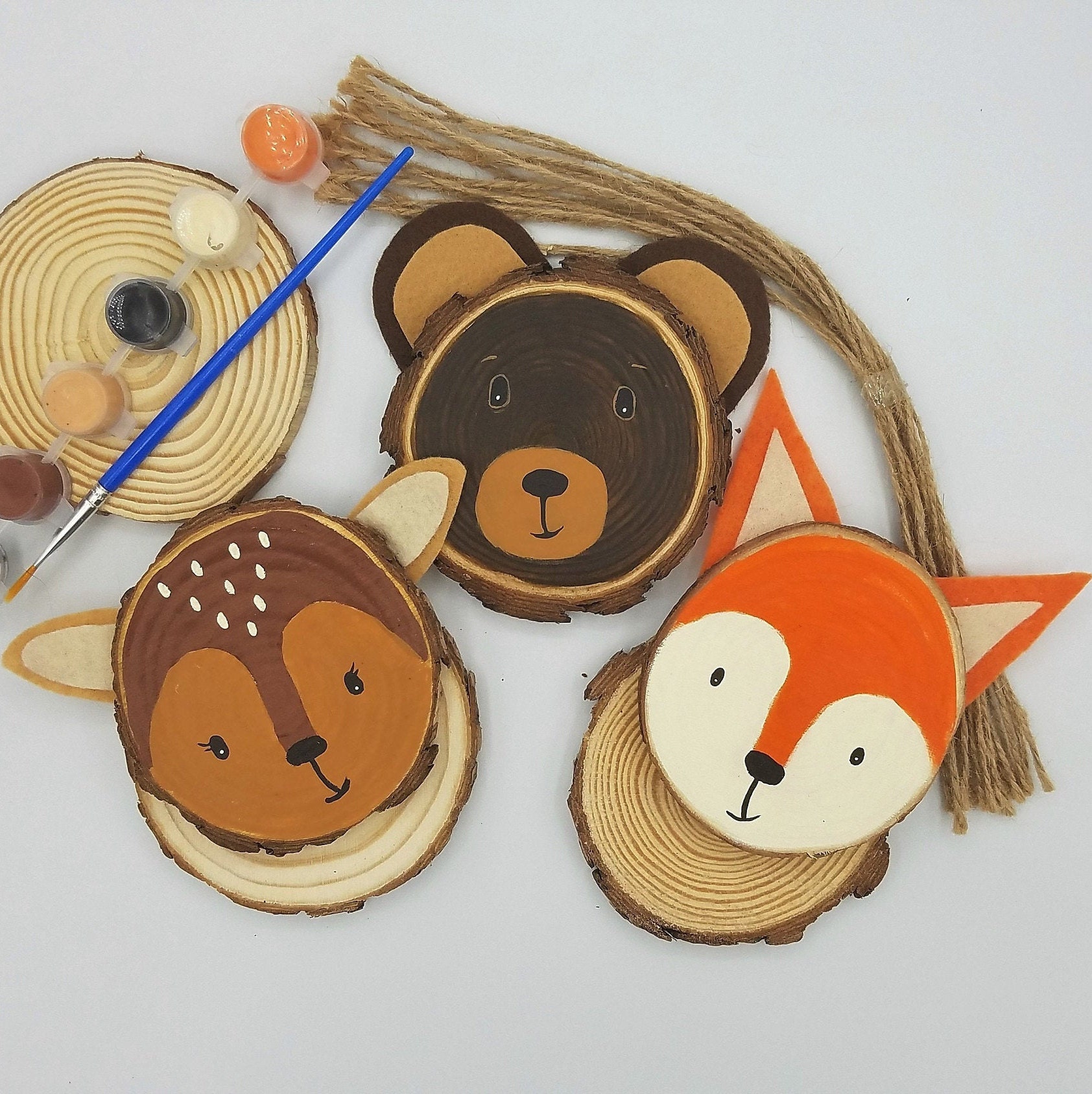 Woodland Felt Stickers