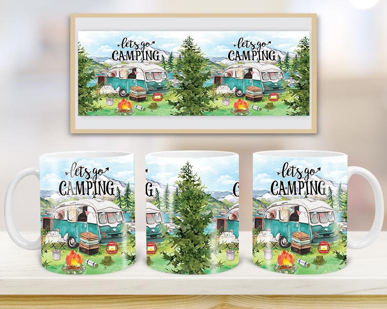 Products :: Beautiful Quality Design Printed Camping Mugs - Let's