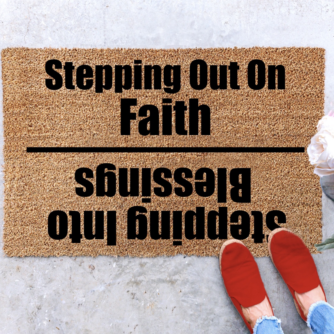 Funny Welcome Doormats, Indoor Entrance Mat, I Am Blessed Coming