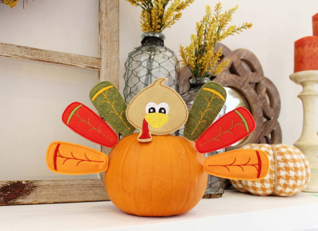Turkey Pumpkin Decorating Kit
