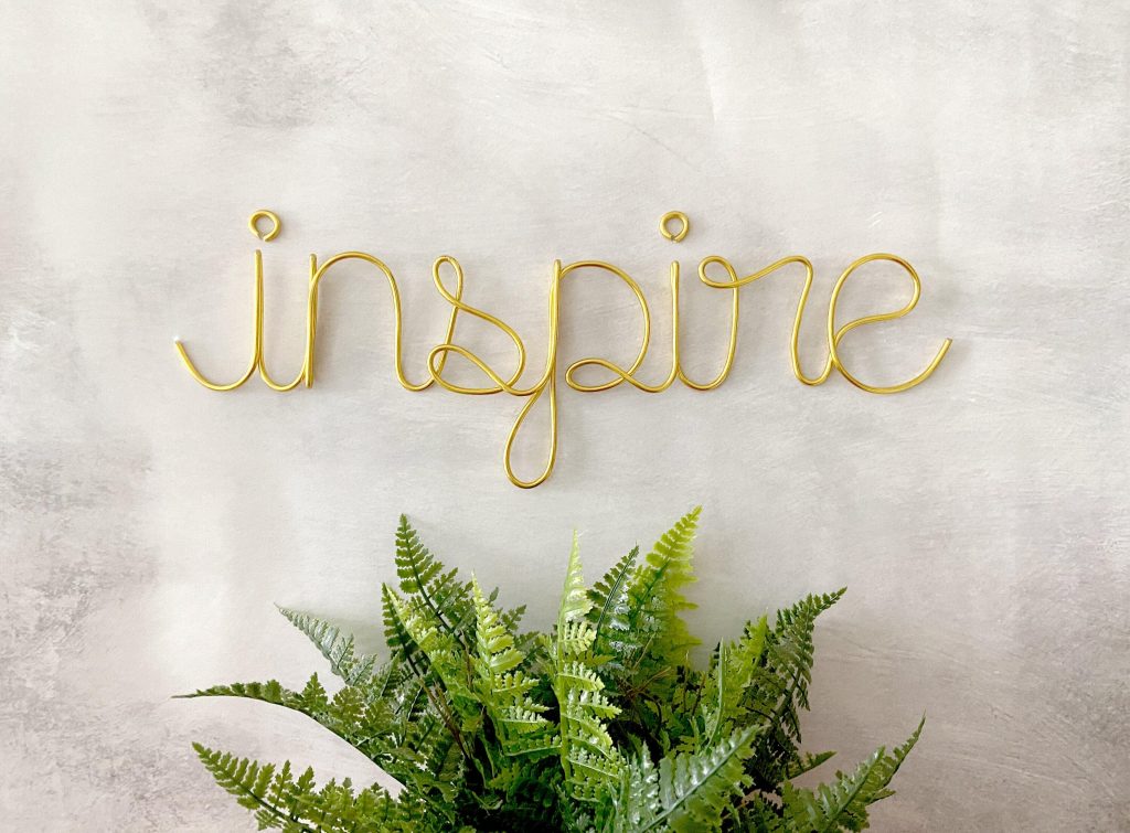 inspire wire sign
