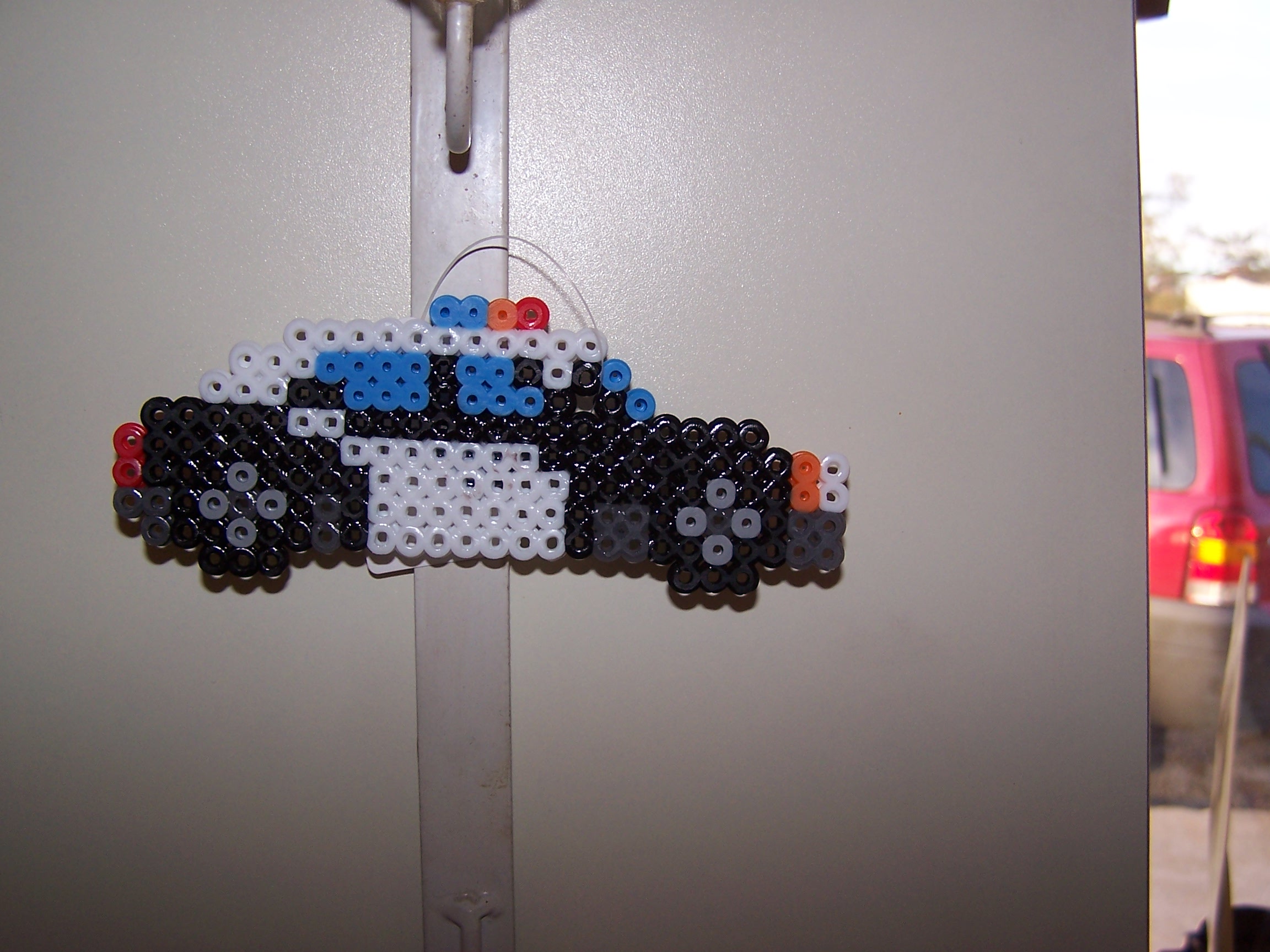 Home & Living Kitchen & Dining Police Car Perler Bead