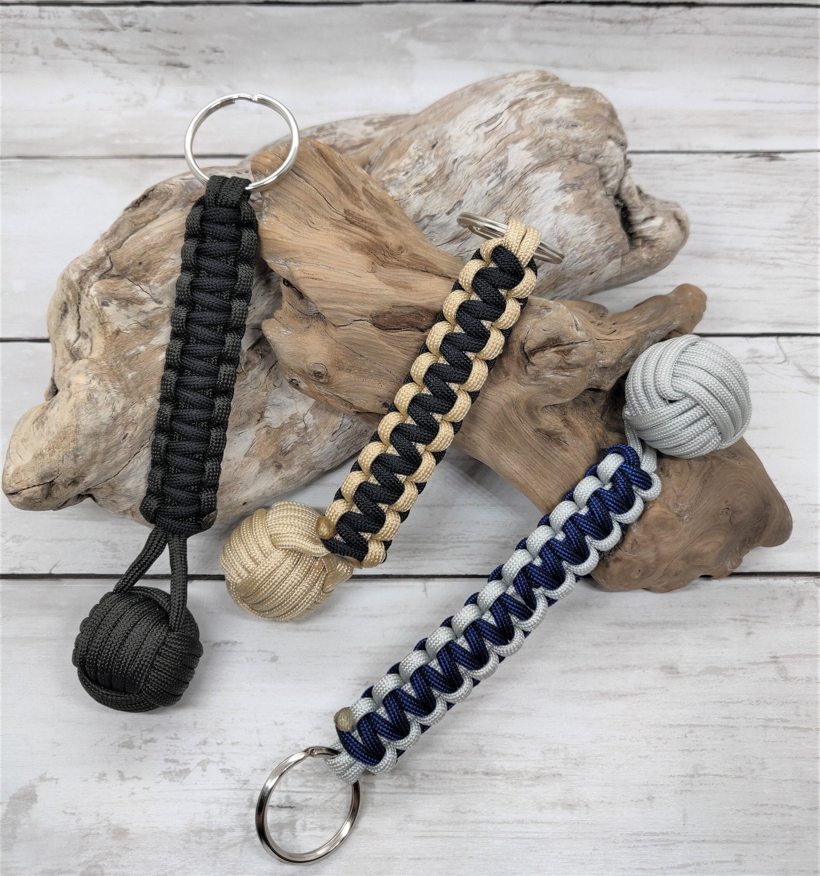 Products :: Paracord Keychain, Two-Colored Paracord Monkey Fist ...