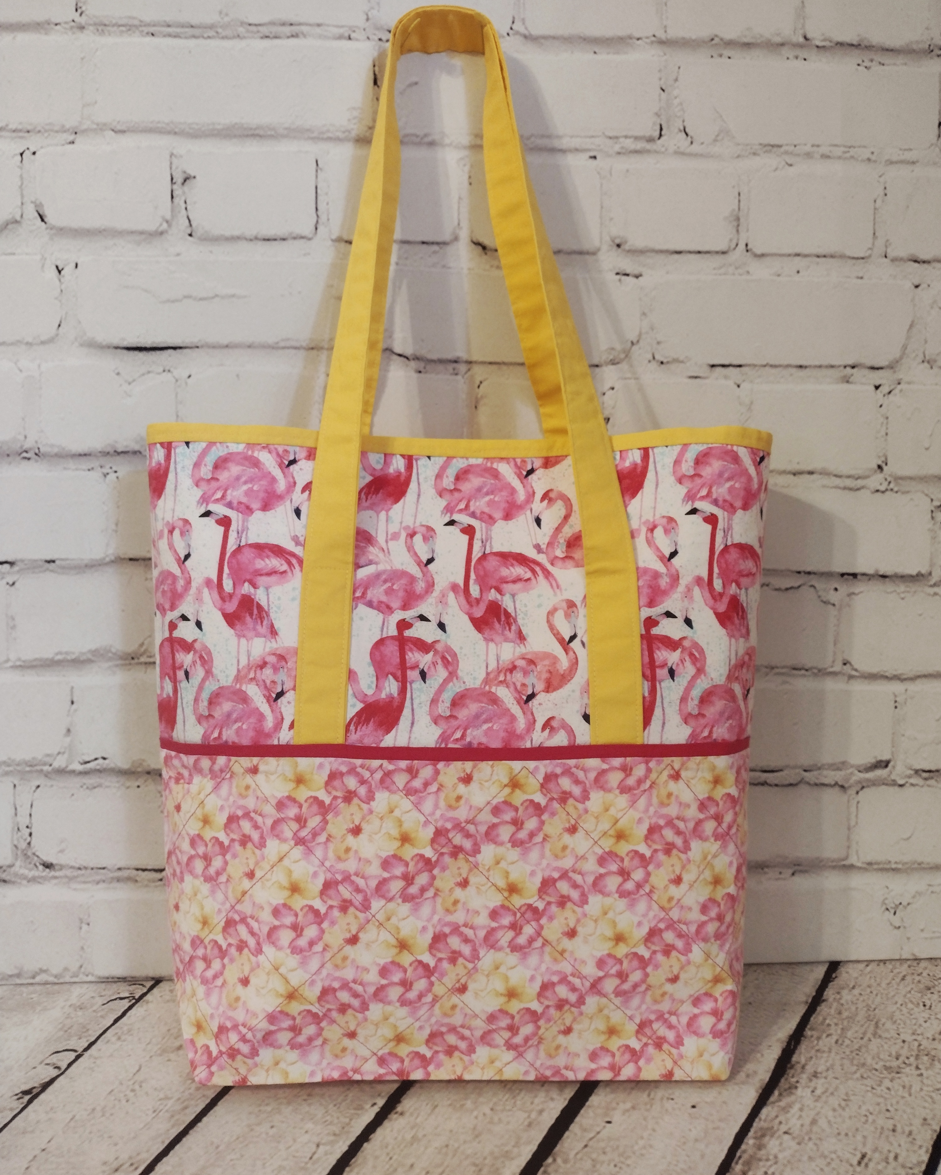 Thirty-One Flamingo Tote Bags