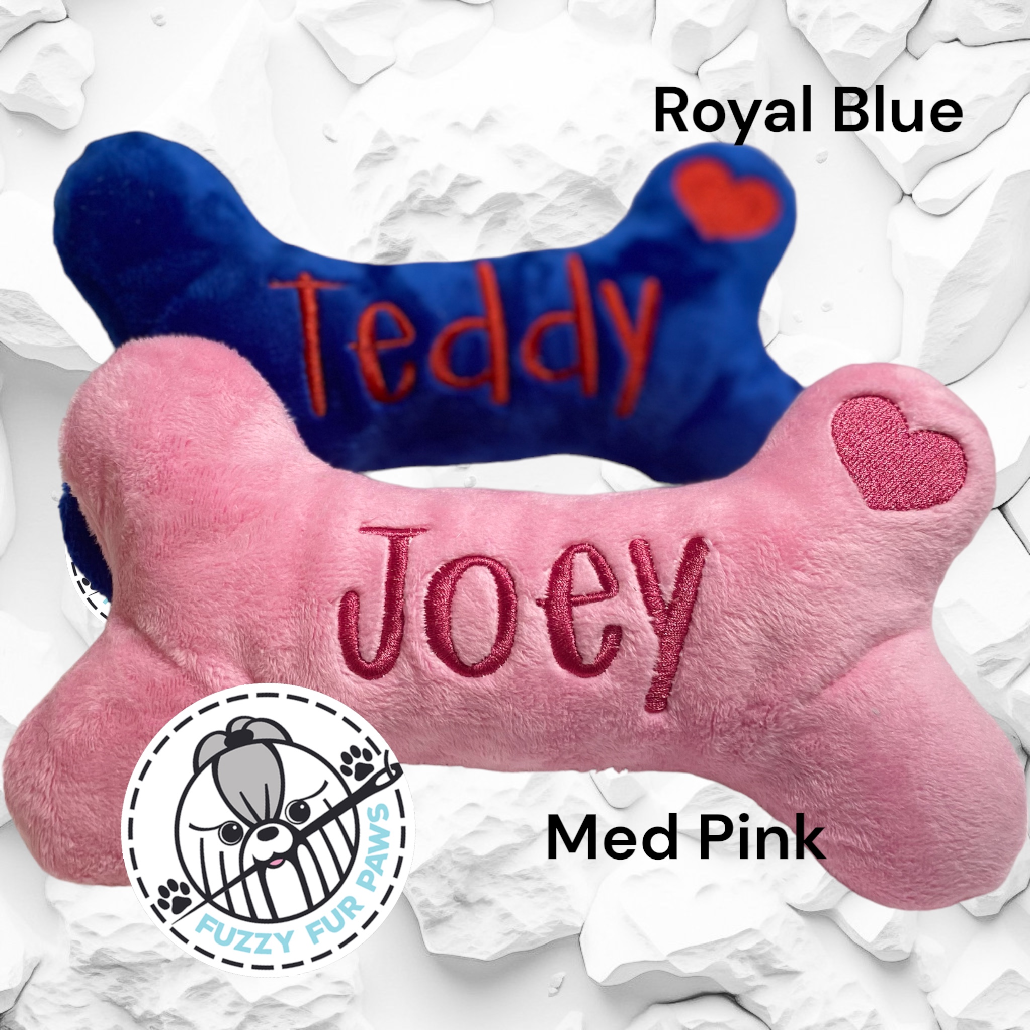 Personalized Dog Bone Toy
