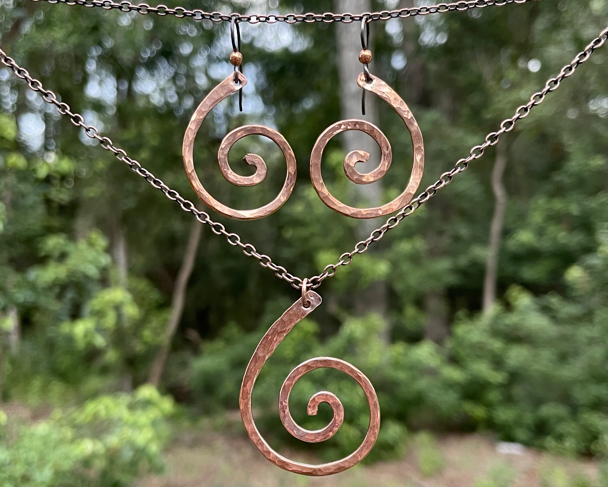 Jewelry Necklaces Handmade Spiral Pendant