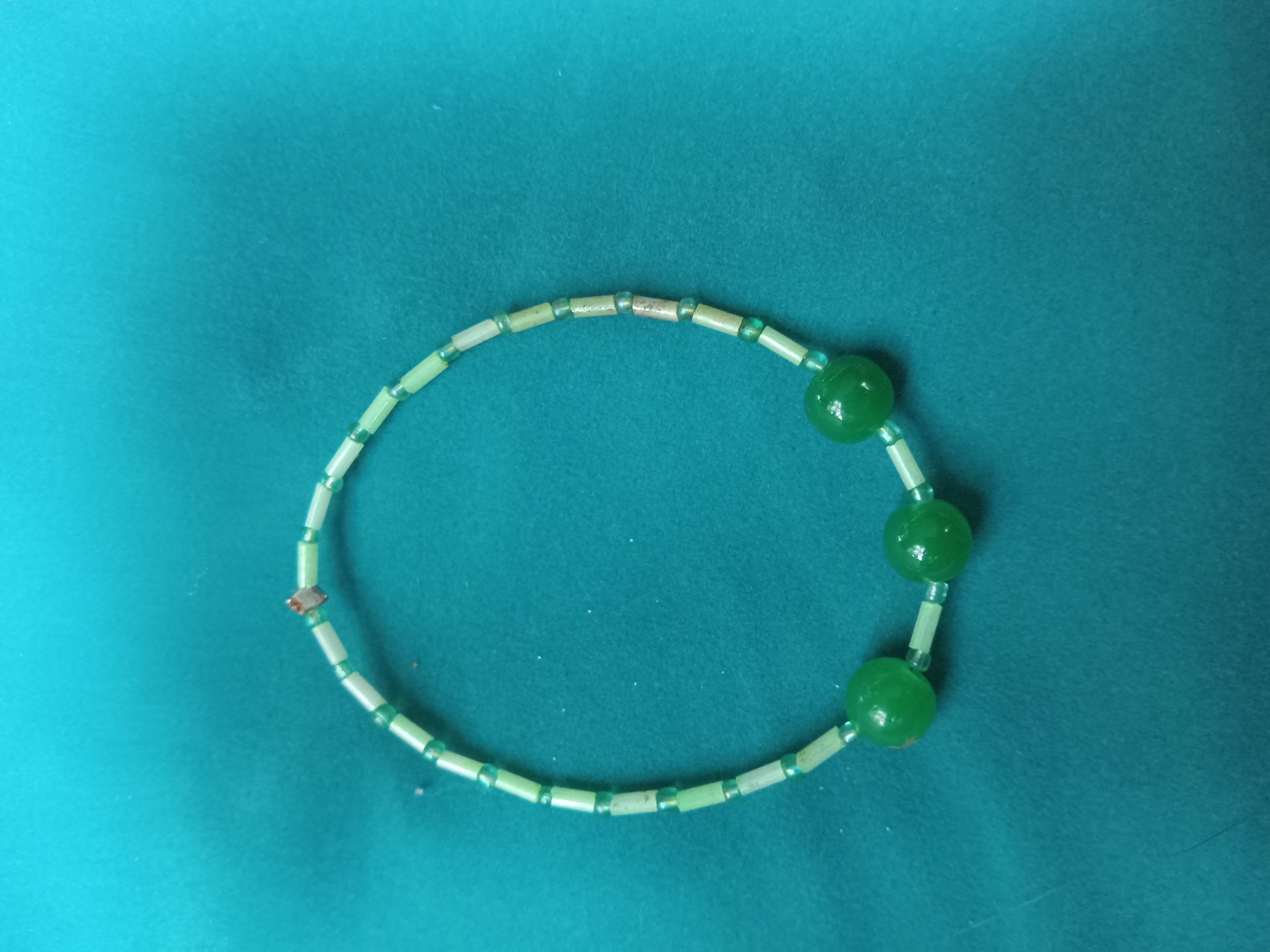 Jewelry :: Bracelets :: Beaded Bracelets :: Green bracelet